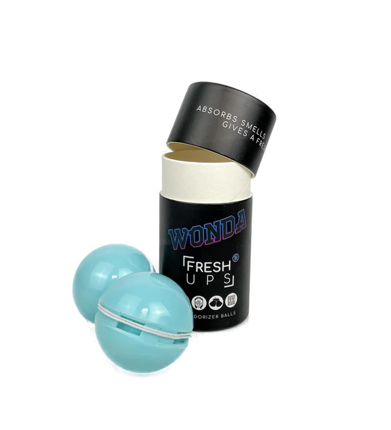 Wonda Fresh-Ups Shoe Deodorant Balls - Eliminate Foot Odor & Sweat | 2 Pcs for Sneakers - Buy Online on GoSupps.com