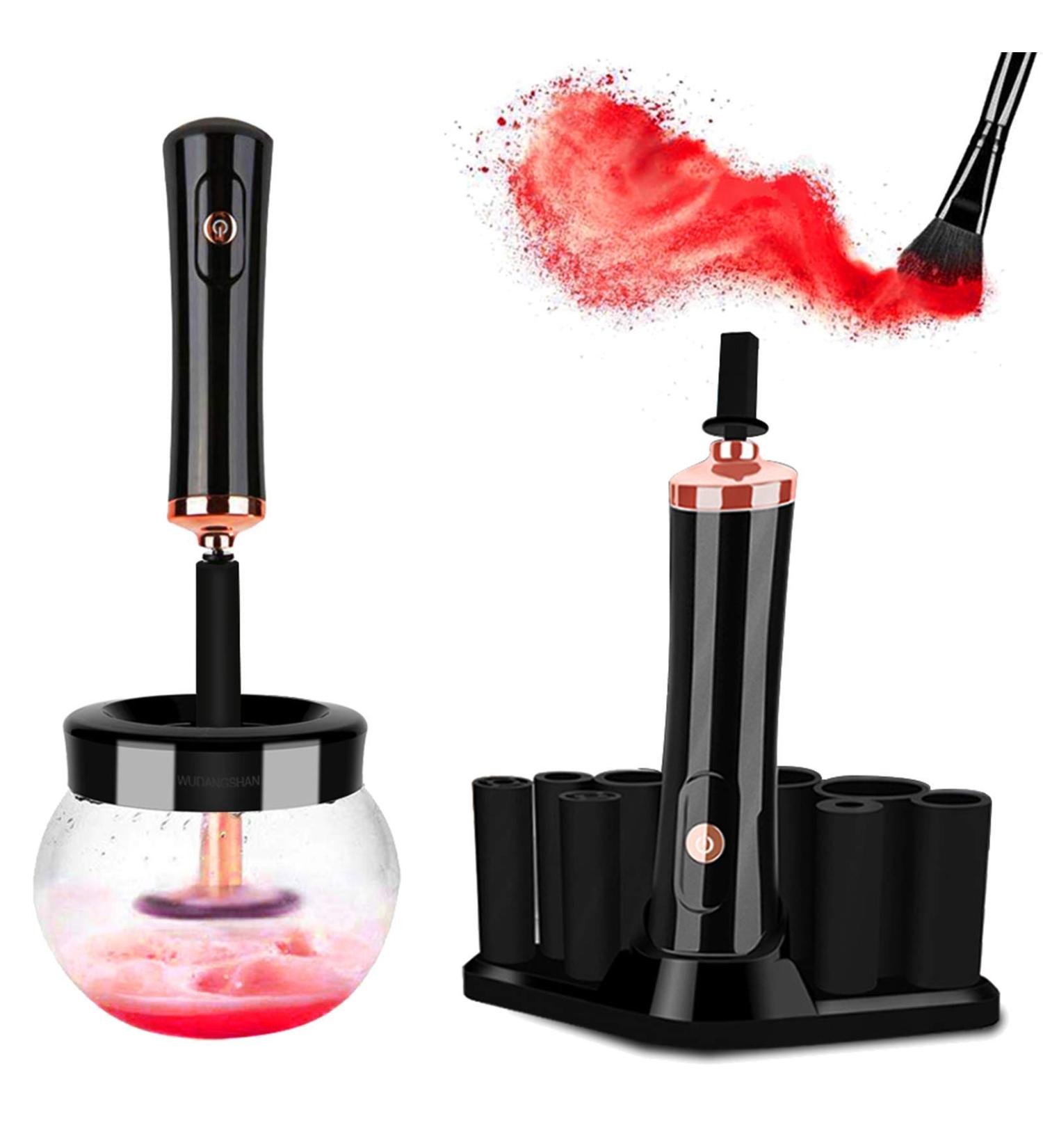 Makeup Brush Cleaner & Dryer Machine - Powerful Spinner for Quick Cleaning & Drying of All Cosmetic Brushes - Buy Online on GoSupps.com