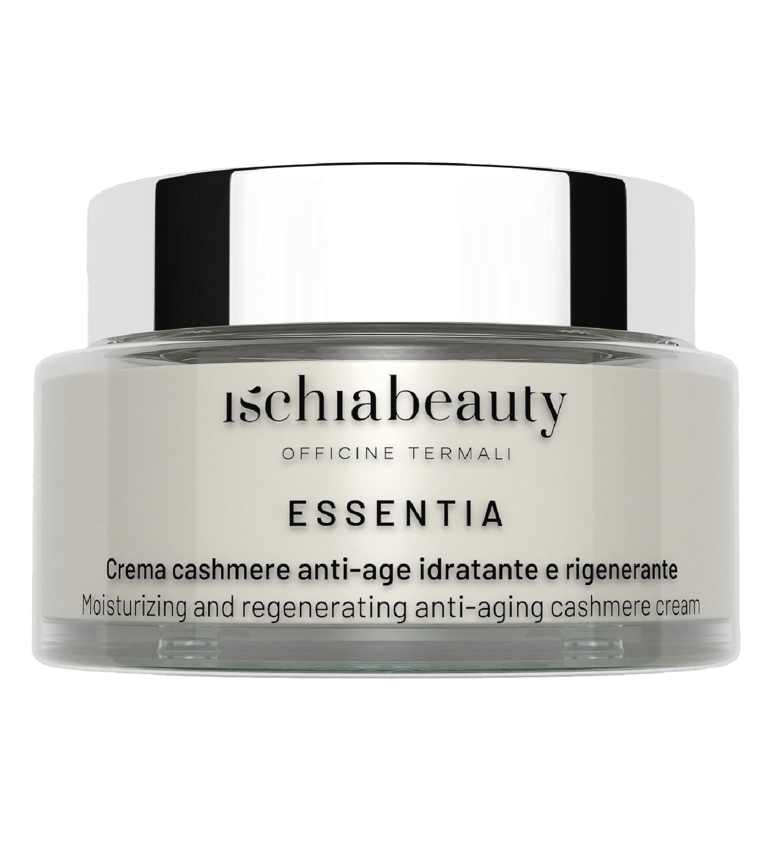  Ischia Beauty Cashmere-Hydro Cream 24H 50ml | Cashmere protein makes skin smoother and softer | Moisturizing and rejuvenating cream | Reduces wrinkles thanks to hyaluronic acid | Thermal cosmetics from Ischia - Buy Online on GoSupps.com
