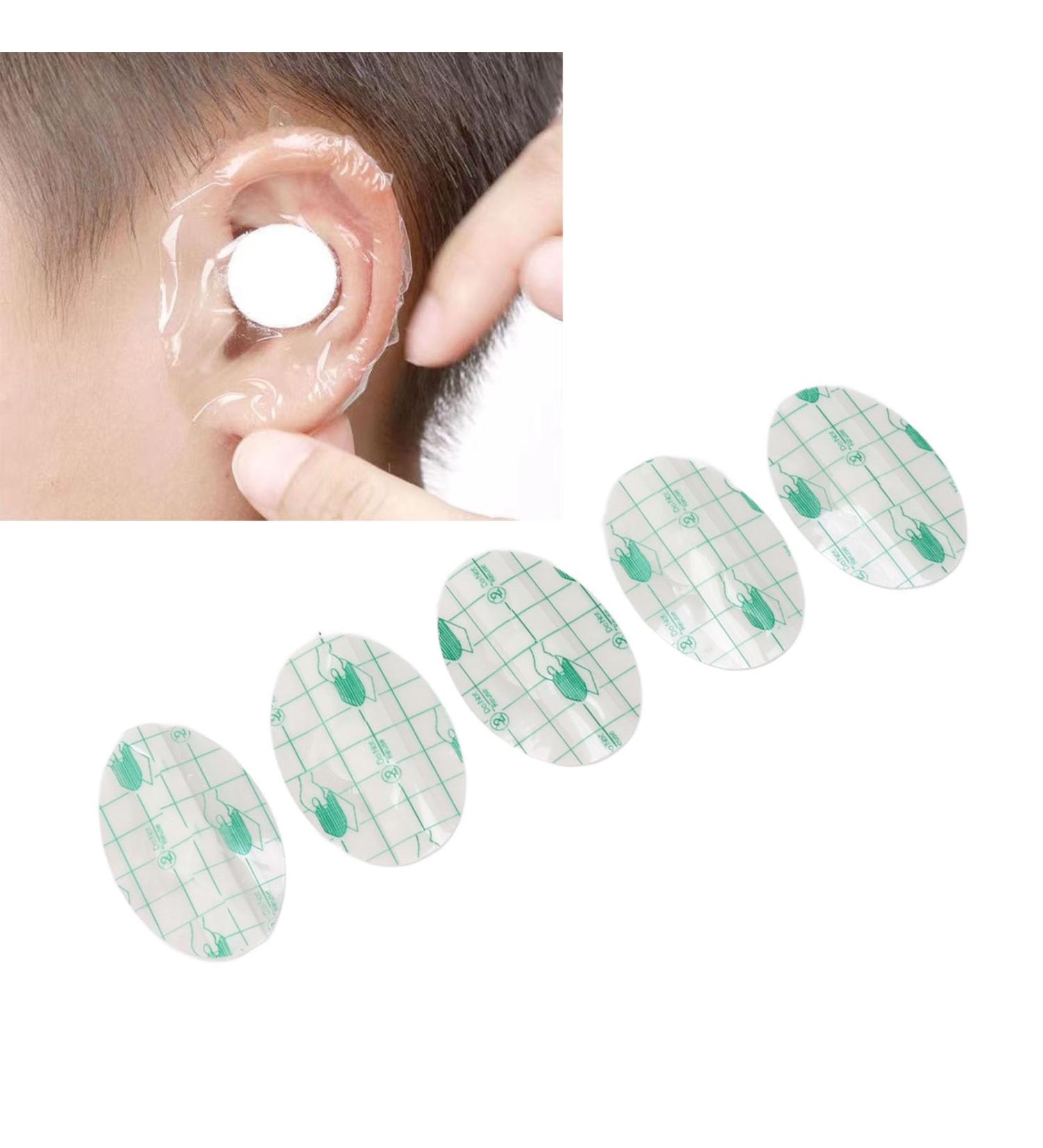 Sonew Shower Ear Patch - Waterproof Ear Protector Stickers for Baby Adult & Child - 20 Oval Shape Covers for Bathing & Showering - Buy Online on GoSupps.com