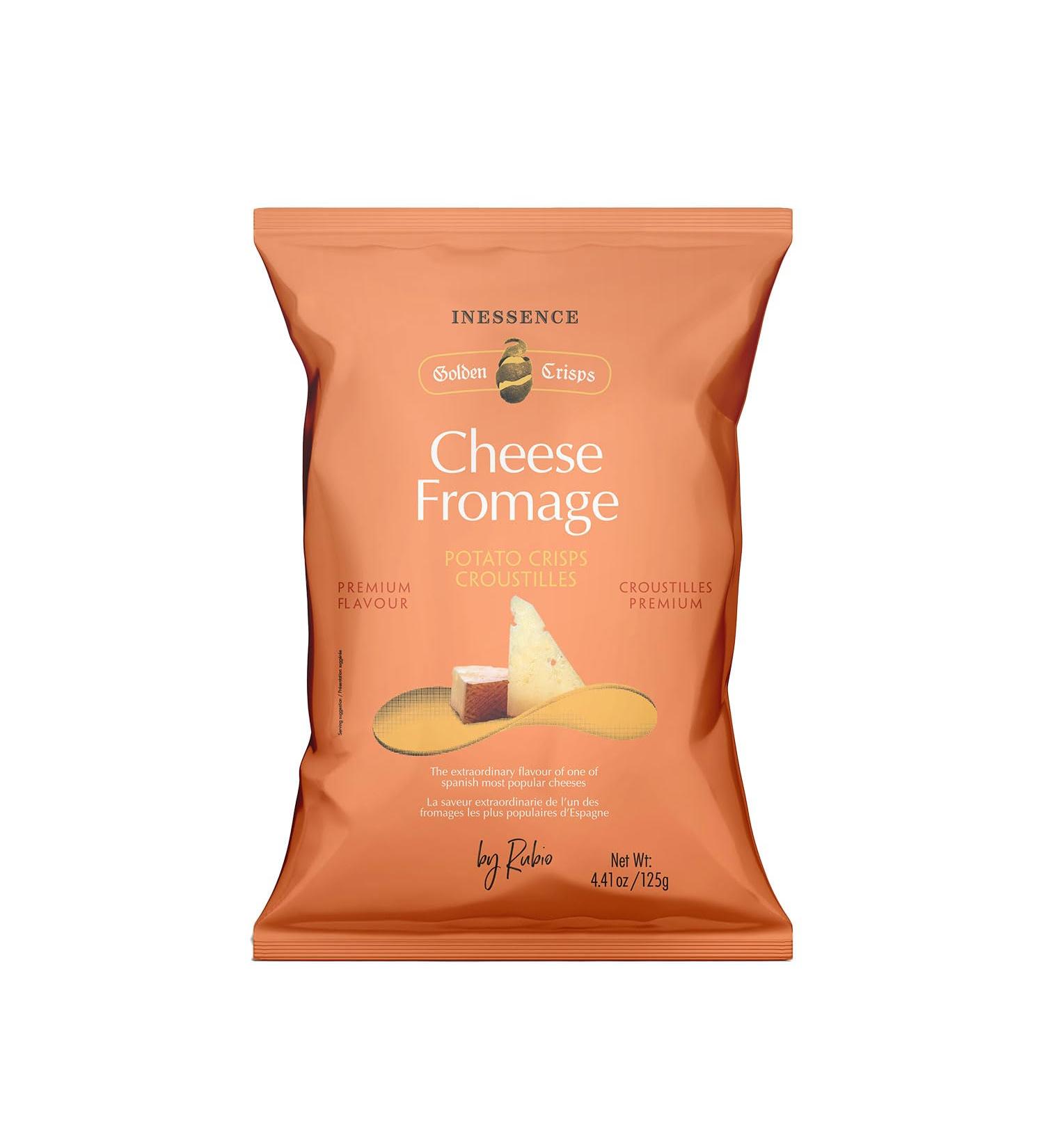 9 x Rubio Chips chips with cheese flavour potato chips from Spain gluten free 125 g Cheese 125 g (pack of 9)