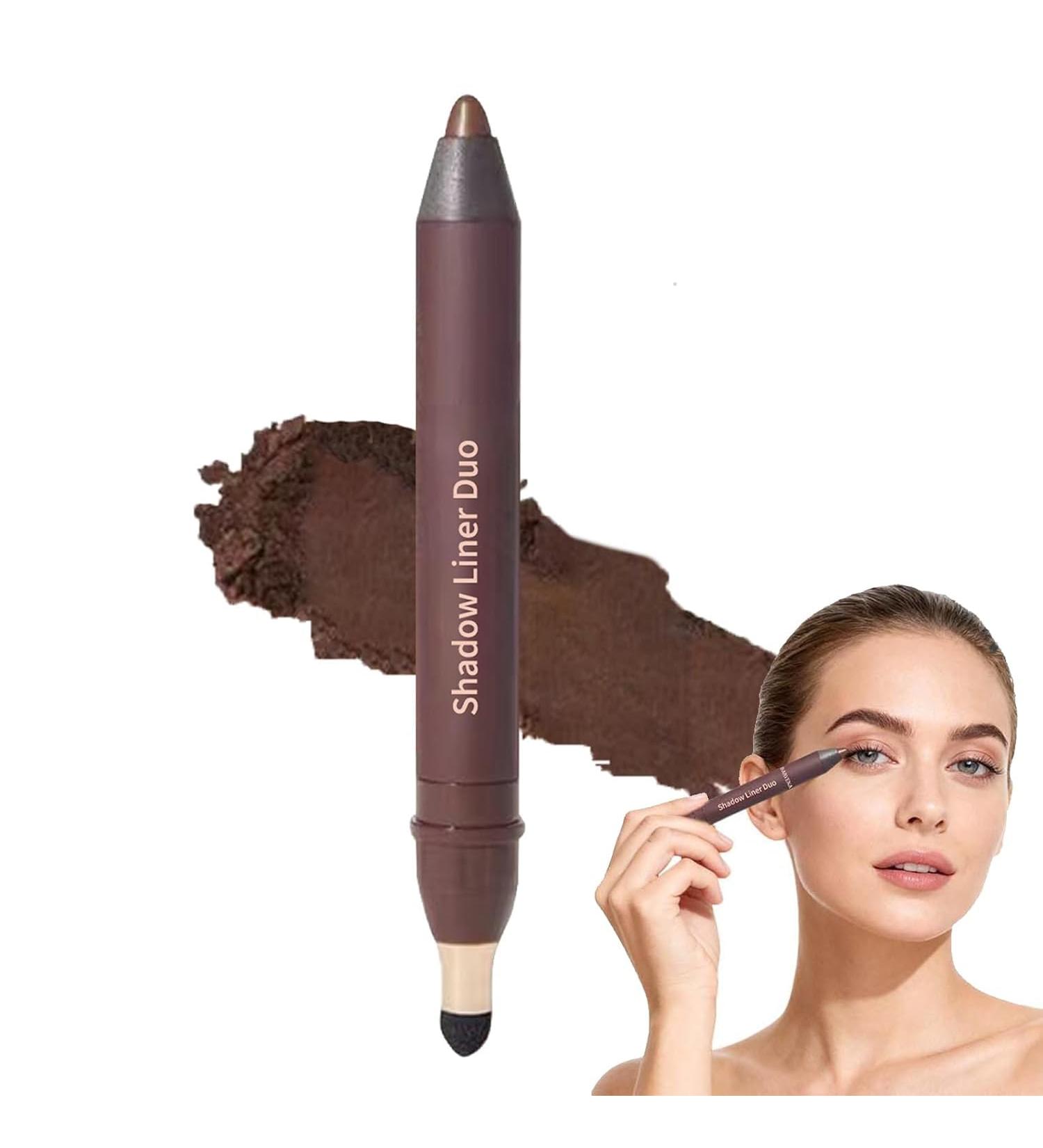 Duo d'Ombres Paupi res Hautement Pigment es Crayon Paupi res Waterproof et Anti-Bouteille Crayon Mat Look Naturel - Buy Online on GoSupps.com