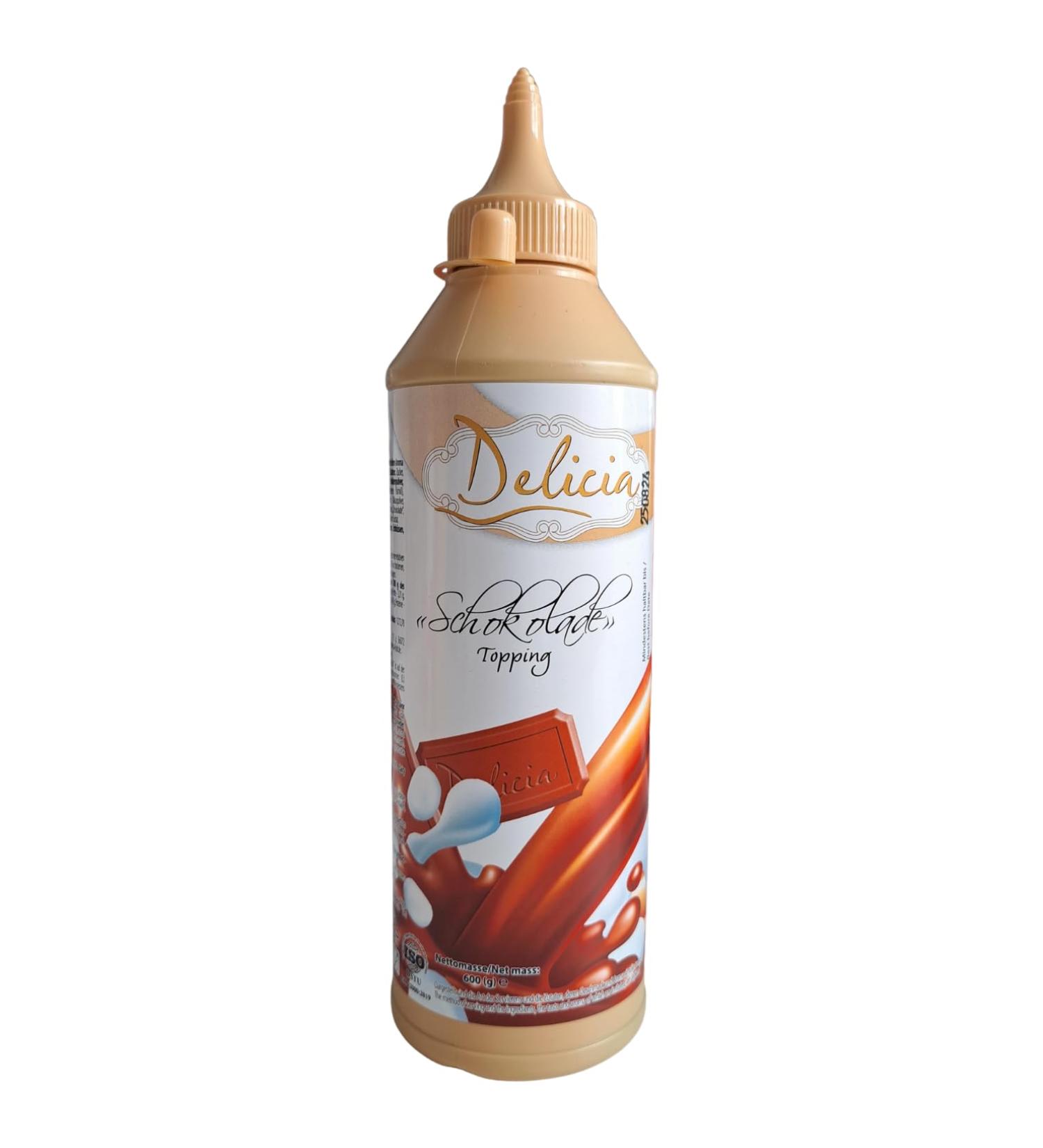 Chocolate Dessert Sauce | Seductive Topping - 600g Bottle | Versatile Delicia Sauce for Creative Treats - Buy Online on GoSupps.com