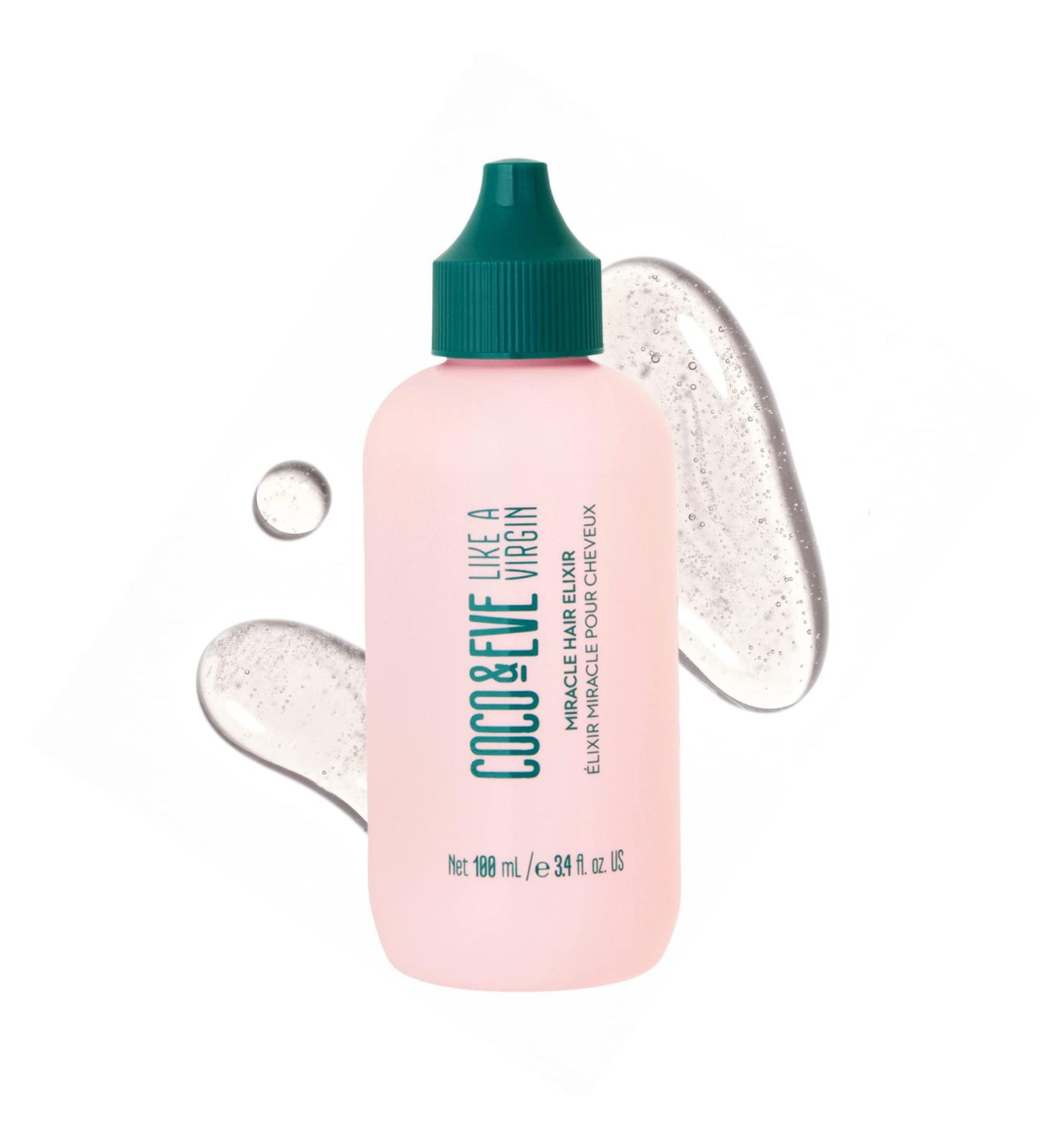 Coco & Eve Miracle Hair Elixir: Hydrating Coconut Oil & Hyaluronic Acid Leave-In Conditioner for Dry, Damaged Hair - Frizz Control, Heat Styling Protection - Buy Online on GoSupps.com