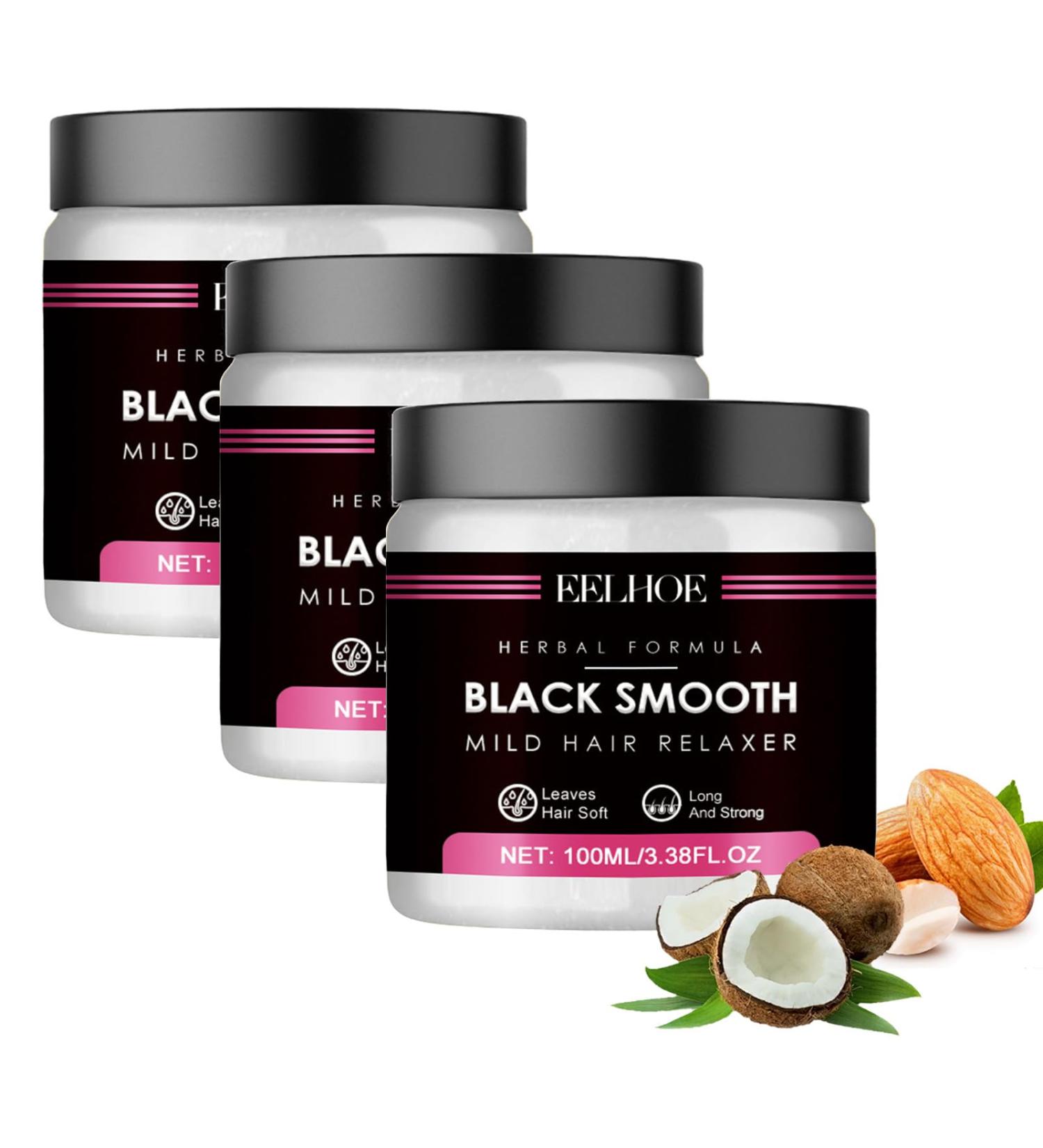 Black Silk Mild Hair Relaxer 2024 New Black Silk Mild Relaxer 3 in 1 Black Silk Hair Relaxer Mild Conditioning Treatment for Curly or Straight Thin Fine Hair Suitable for All Hair Types (3pcs) - Buy Online on GoSupps.com