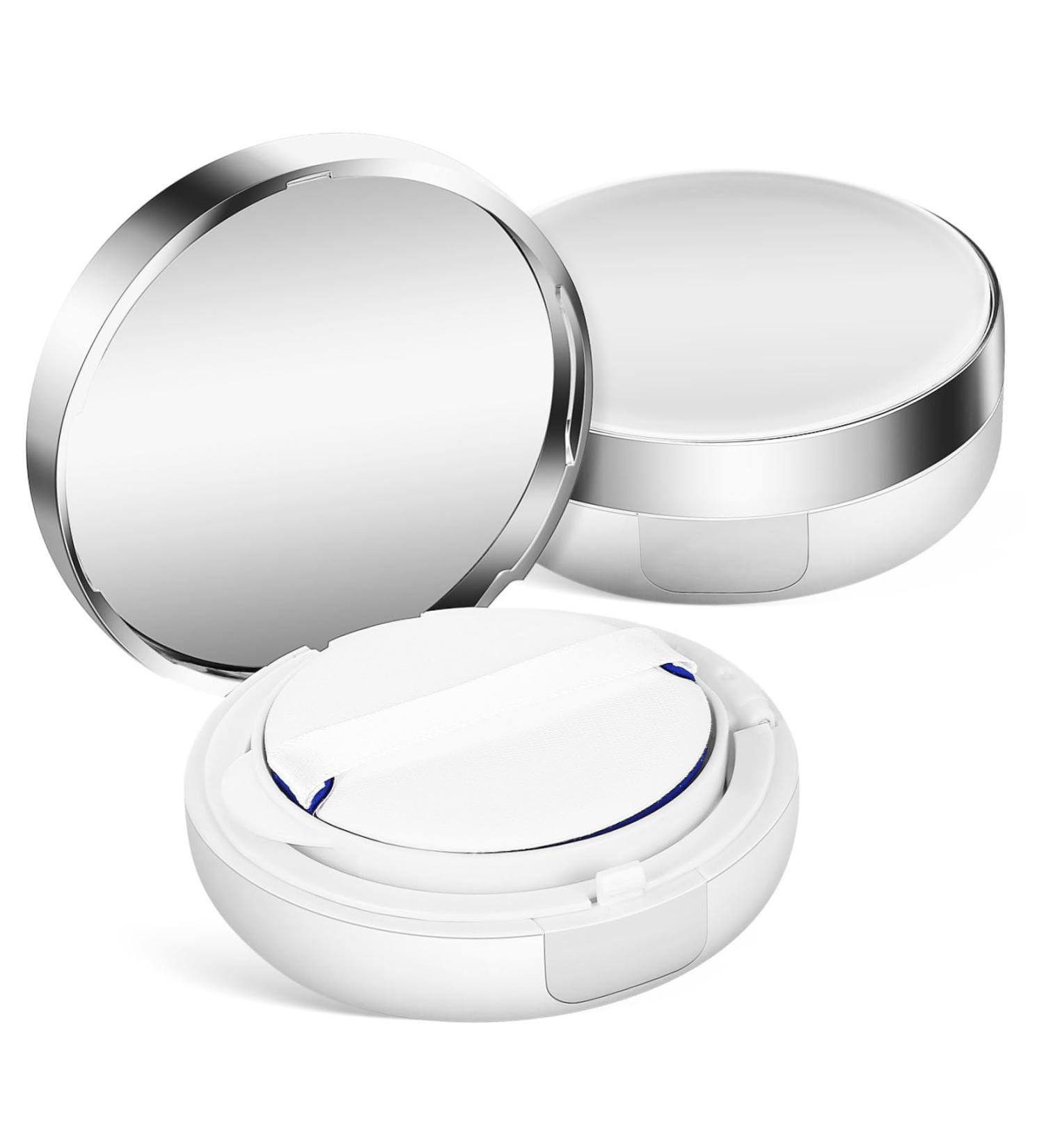 Beavorty Cushion Foundation Case Empty Cushion Compact Case 2pcs Empty Makeup Puff Boxes Small Loose Powder Boxes Women Body Powder Containers - Buy Online on GoSupps.com