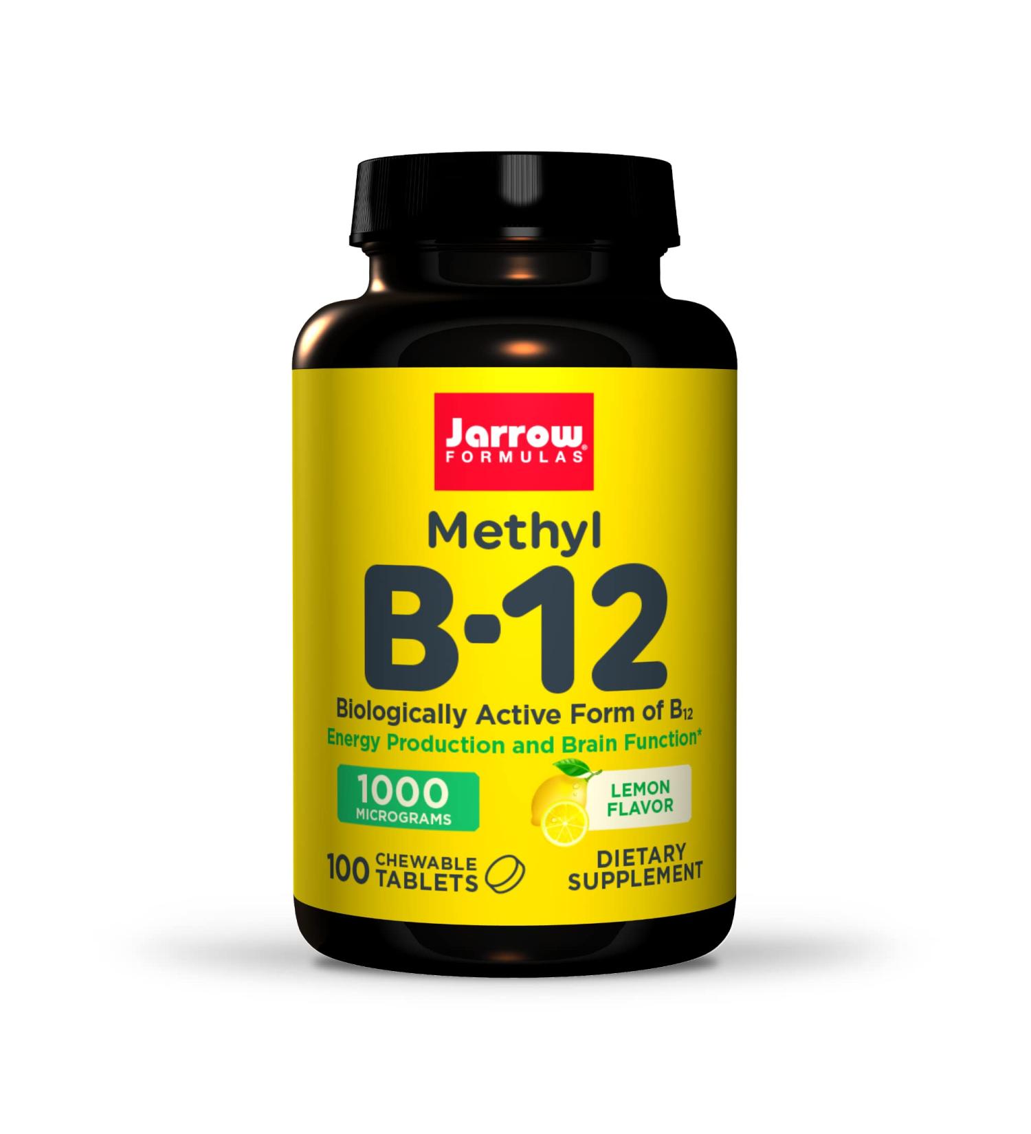 Jarrow Formulas Methyl B-12 1000 mcg Lozenges - Lemon Flavor, 100 Count - Buy Online on GoSupps.com
