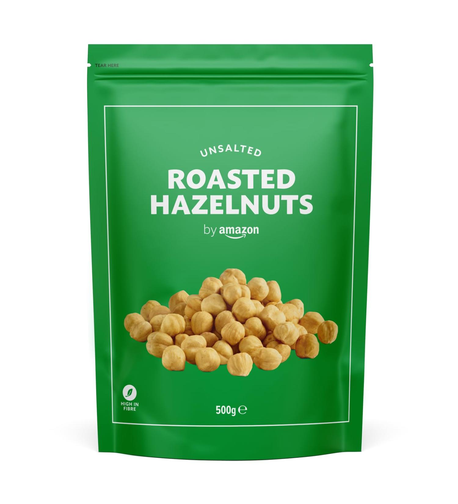 by Amazon Hazelnut Unsalted 500 g - Buy Online on GoSupps.com