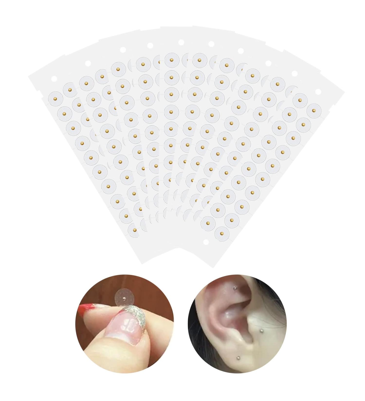 100 Pieces Acupuncture Ear Seeds - Disposable Ear Press Stickers for Ear Massage & Acupressure - Buy Online on GoSupps.com