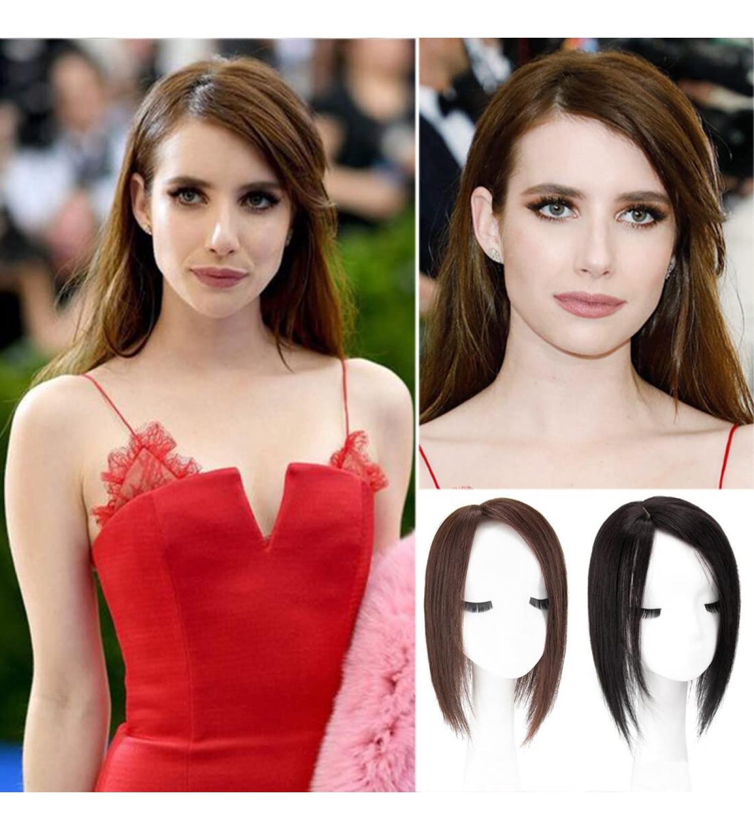 Buy Human Hair Topper with Crown Closure - Straight 30 cm Black | Best Quality for International Shipping - Buy Online on GoSupps.com