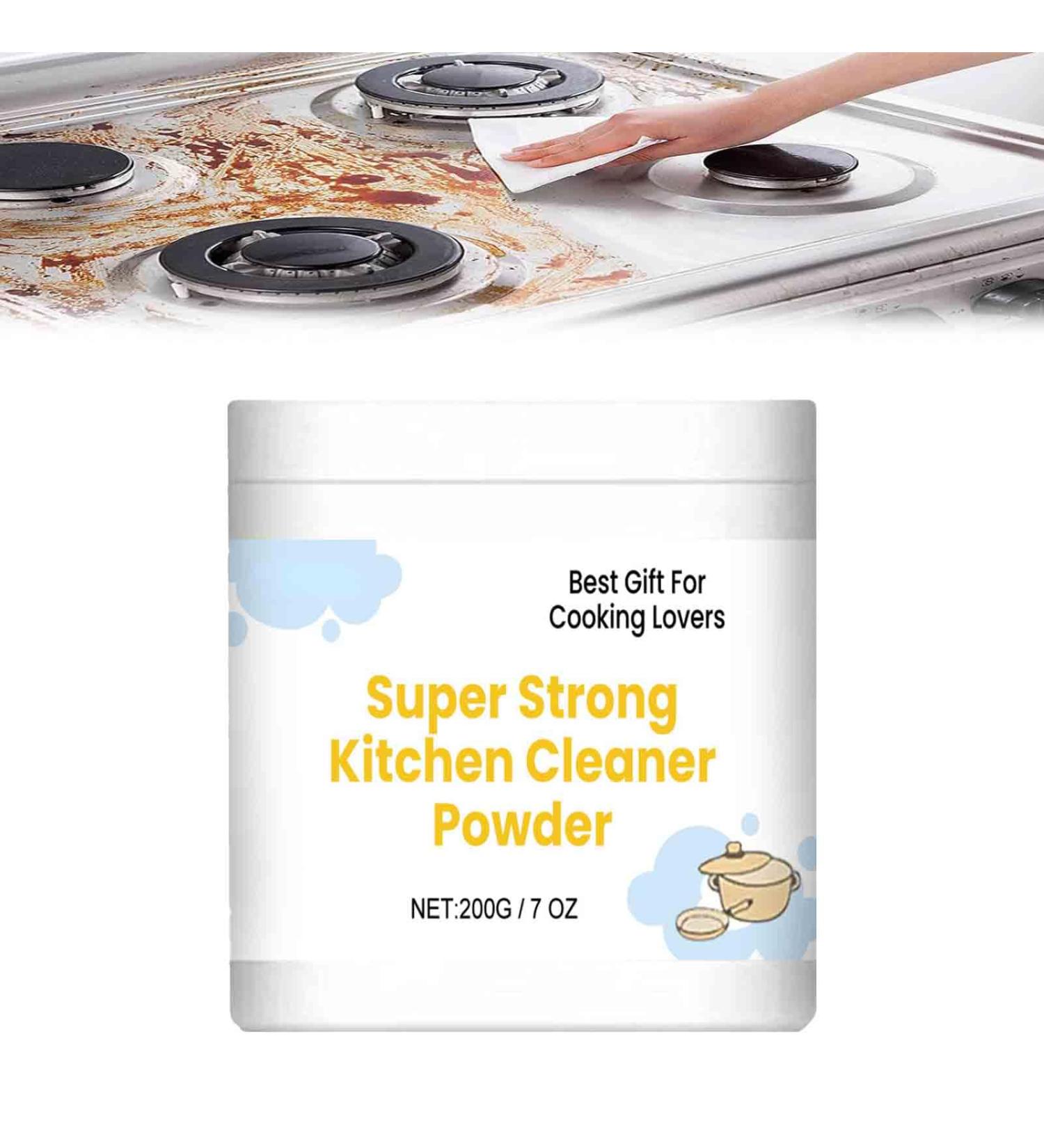 Super Strong Kitchen Cleaner Powder Powerful Kitchen All-Purpose Powder Cleaner Stainless Steel Cleaning Powder Stain Remover Heavy Duty Degreaser Cleaner Protective Kitchen Cleaner (1PCS) - Buy Online on GoSupps.com
