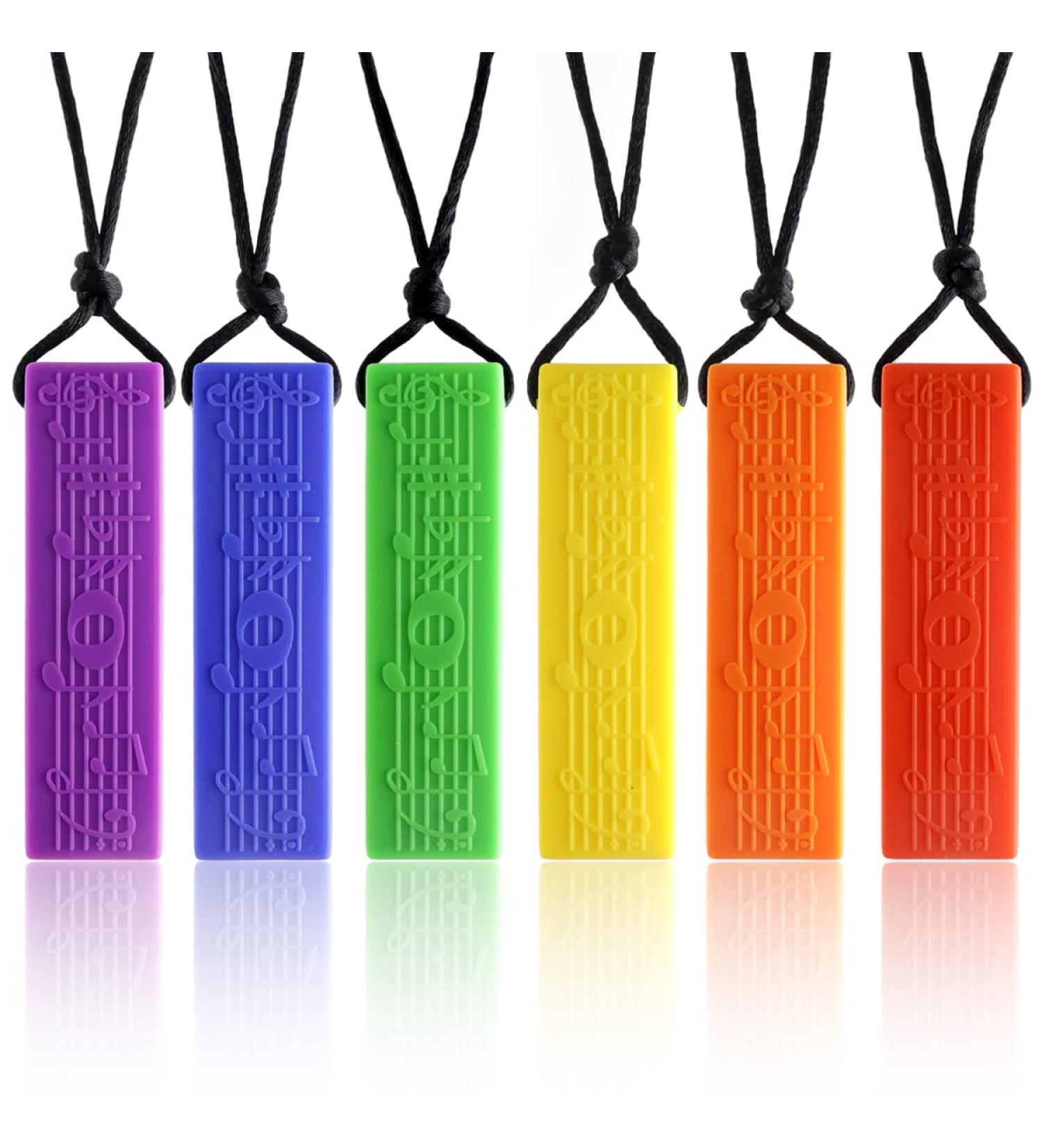 Caetroid Sensory Silicone Block Teething Ring for Children with ADHD & Autism | Biting Relief & Speech Therapy Aid - Buy Online on GoSupps.com