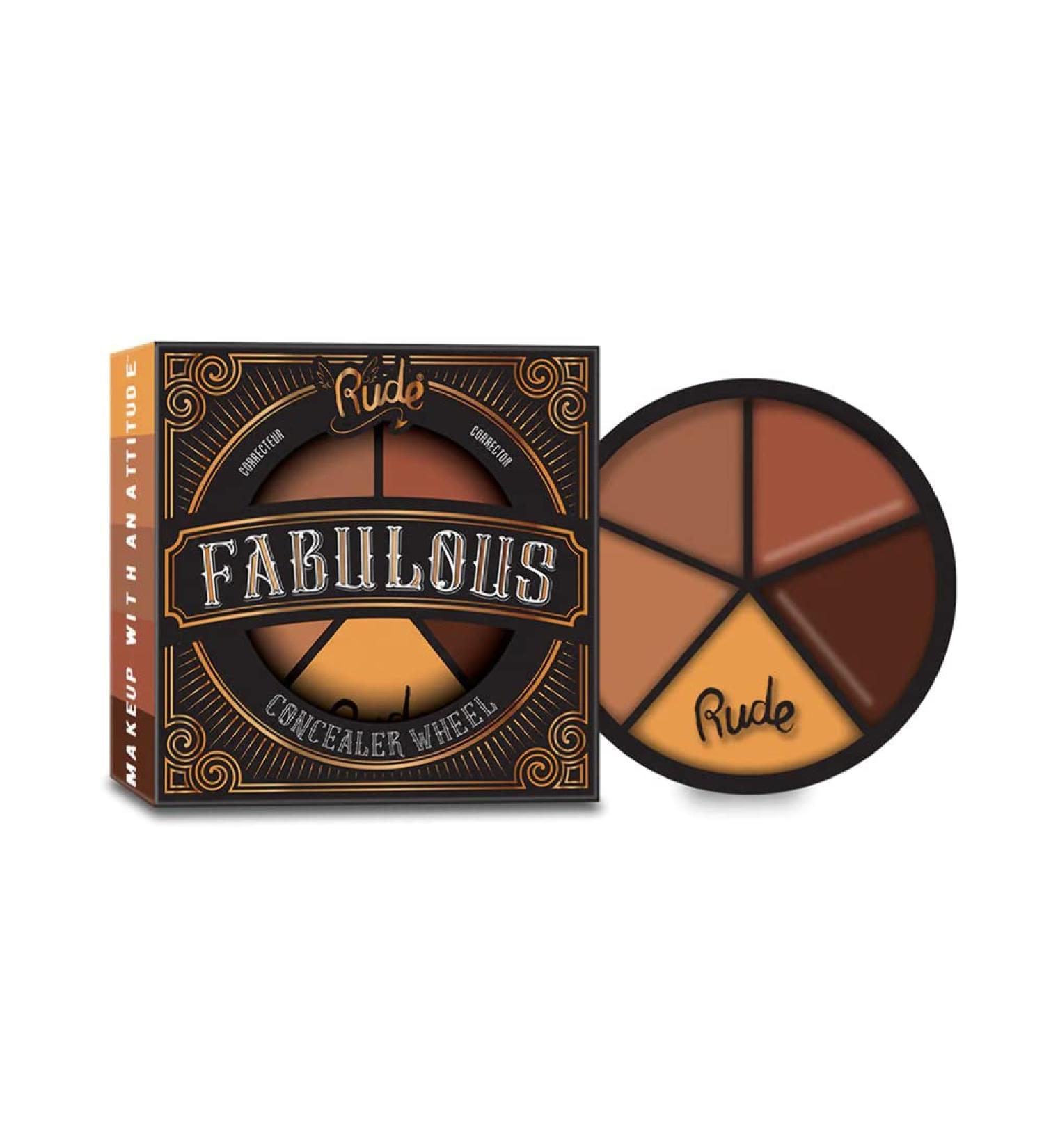 Rude - Fabulous Concealer Wheel - Dark