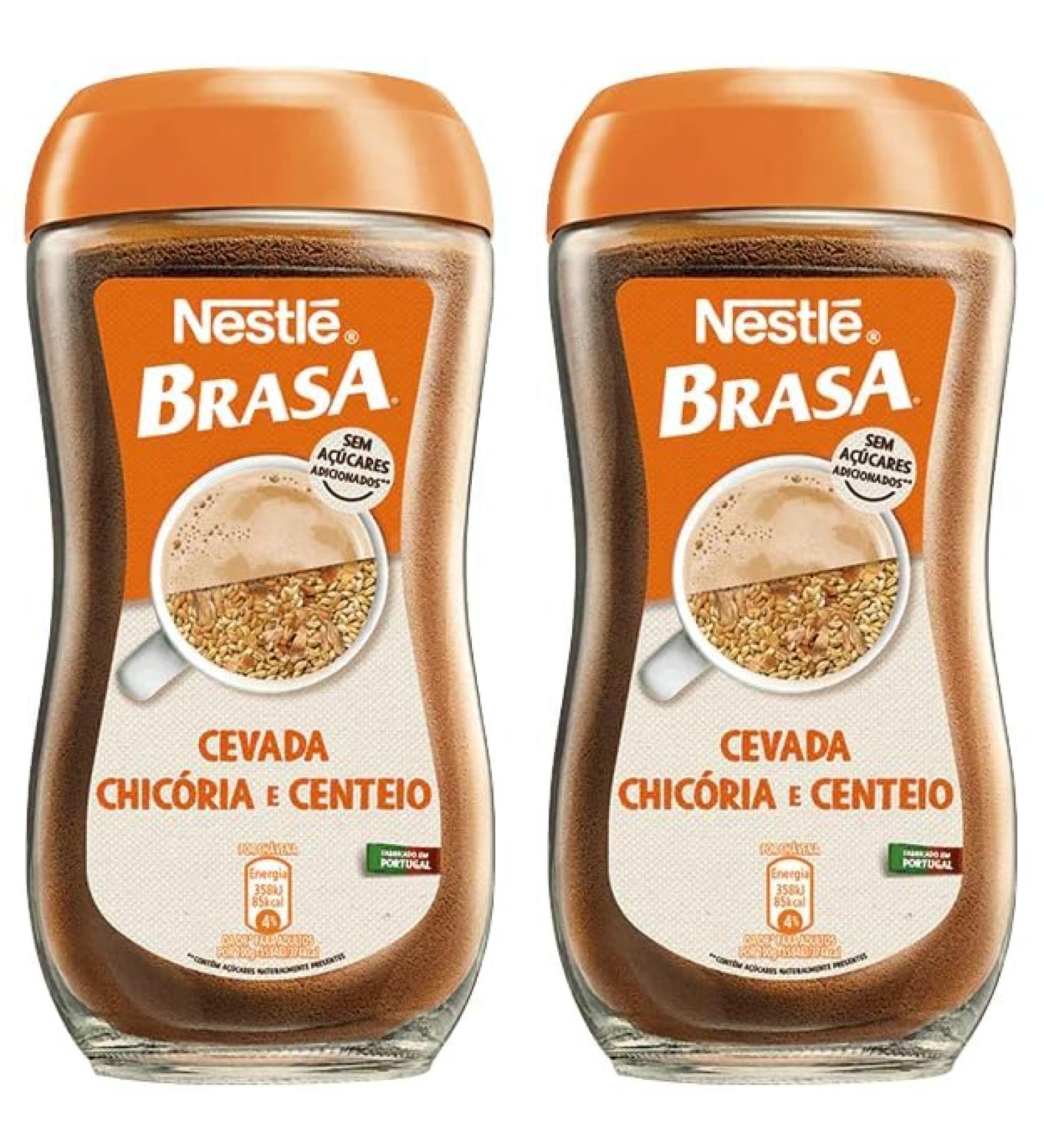 Exclusive Nestl Portuguese Non-Coffee Brasa Barley Chicory & Rye/Chic ria Cevada e Centeio - 200g - Pack of 2