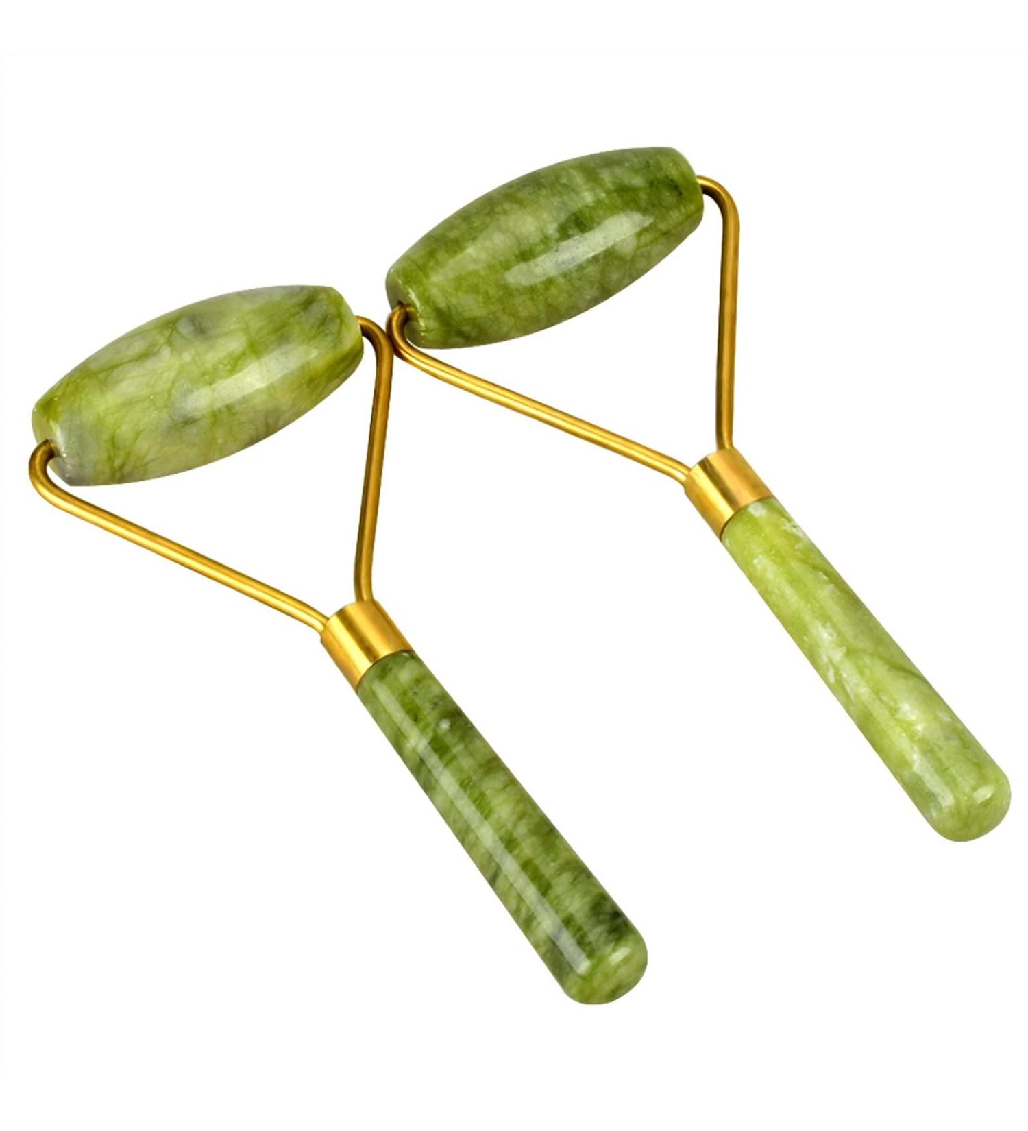 South Jade Roller Massager Face Skin Care Wrinkles Stone Scraping Crystal Healing Tools 1Pcs - Buy Online on GoSupps.com