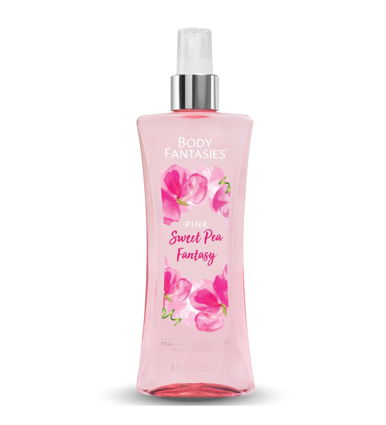 Body Fantasies Signature Fragrance Body Spray Pink Sweet Pea Fantasy 8 fl oz Fresh - Buy Online on GoSupps.com