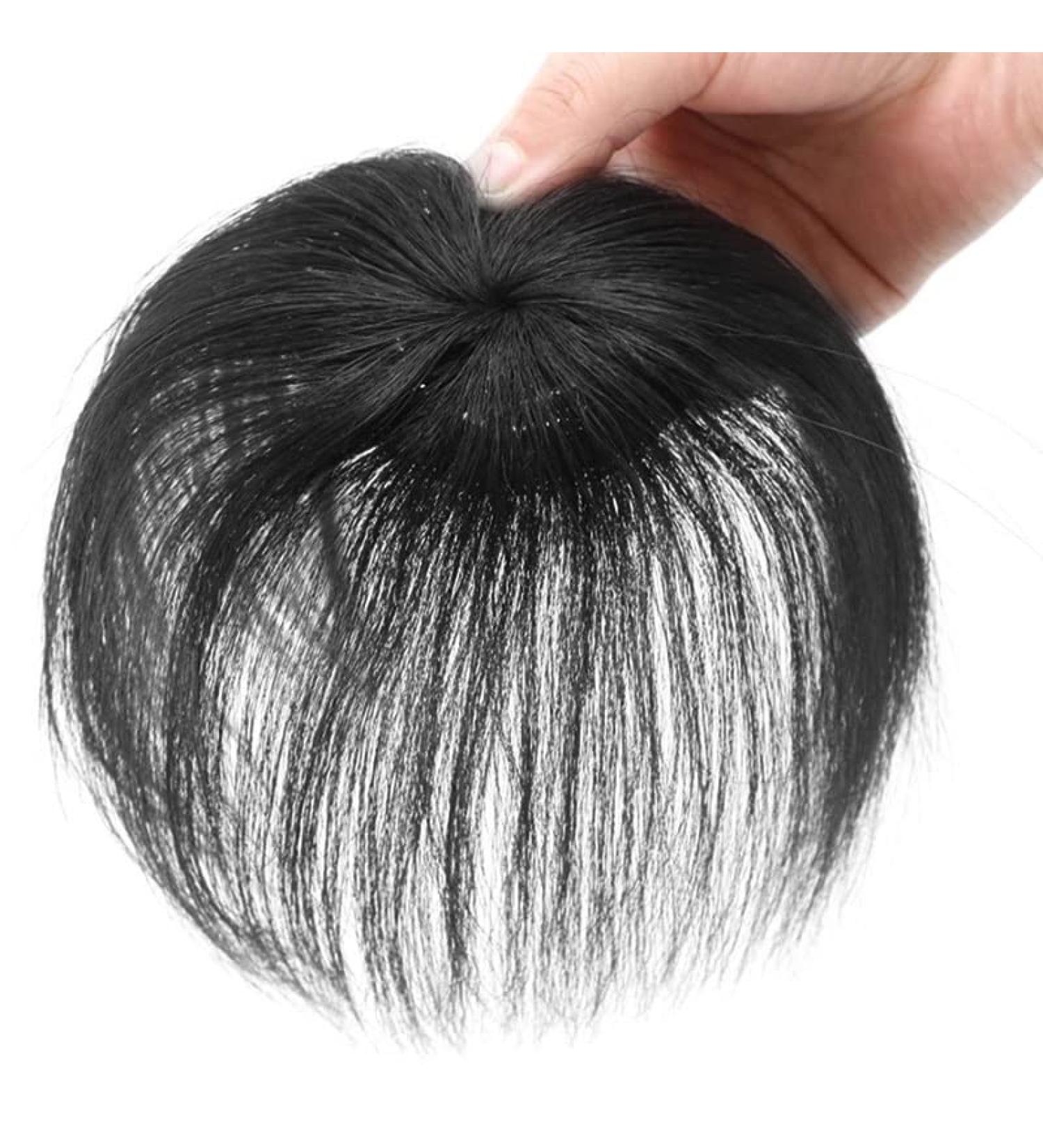 Clip-on Hair Topper Straight Extension | Super-Light Mini-Toupet for Women | Natural Look in White & Black - Buy Online on GoSupps.com