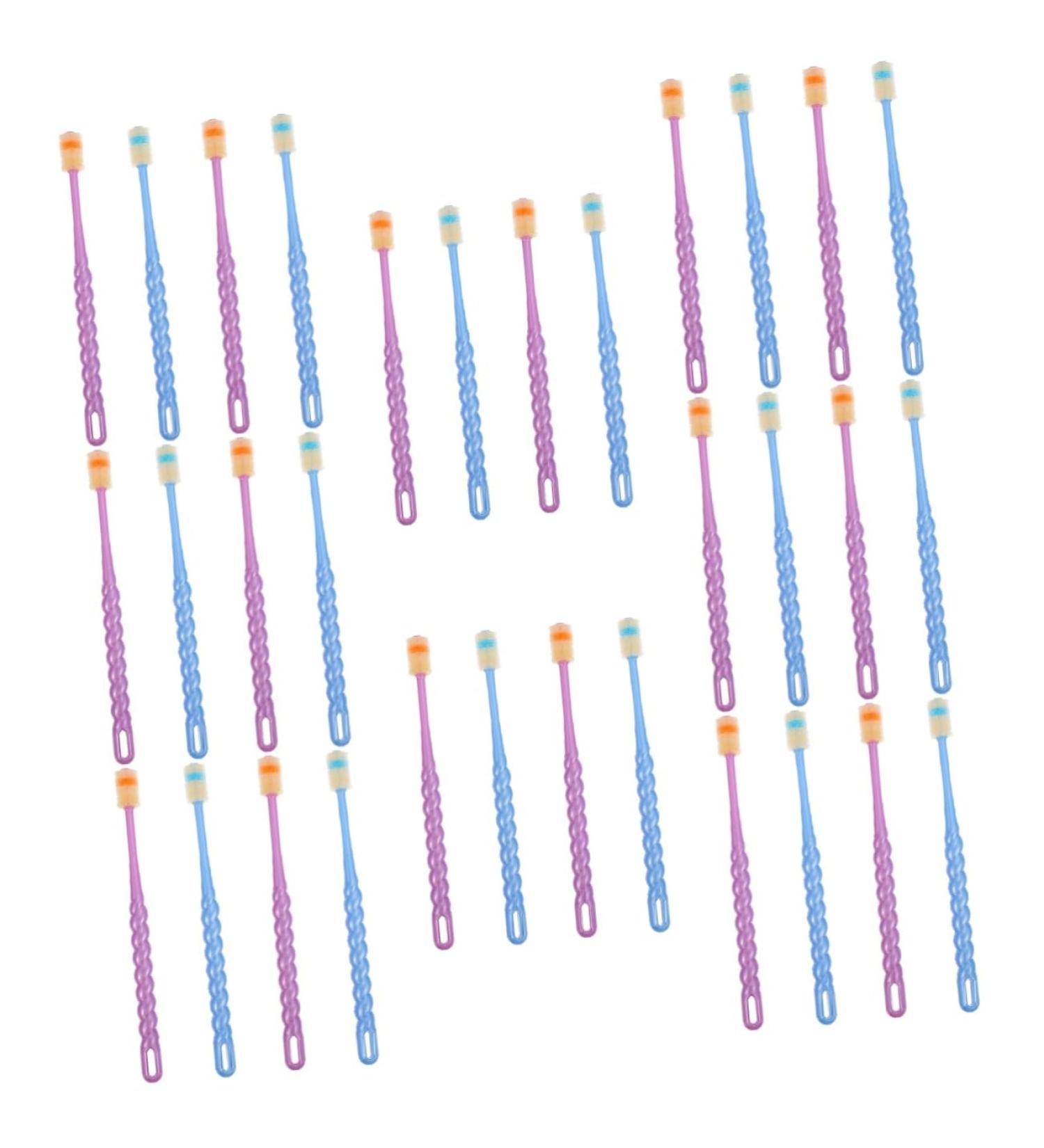 Minkissy 32 Pack Soft Children's Toothbrushes - Chewing Gum Brushes for Toddlers & Babies - Baby Oral Care Tools - Buy Online on GoSupps.com