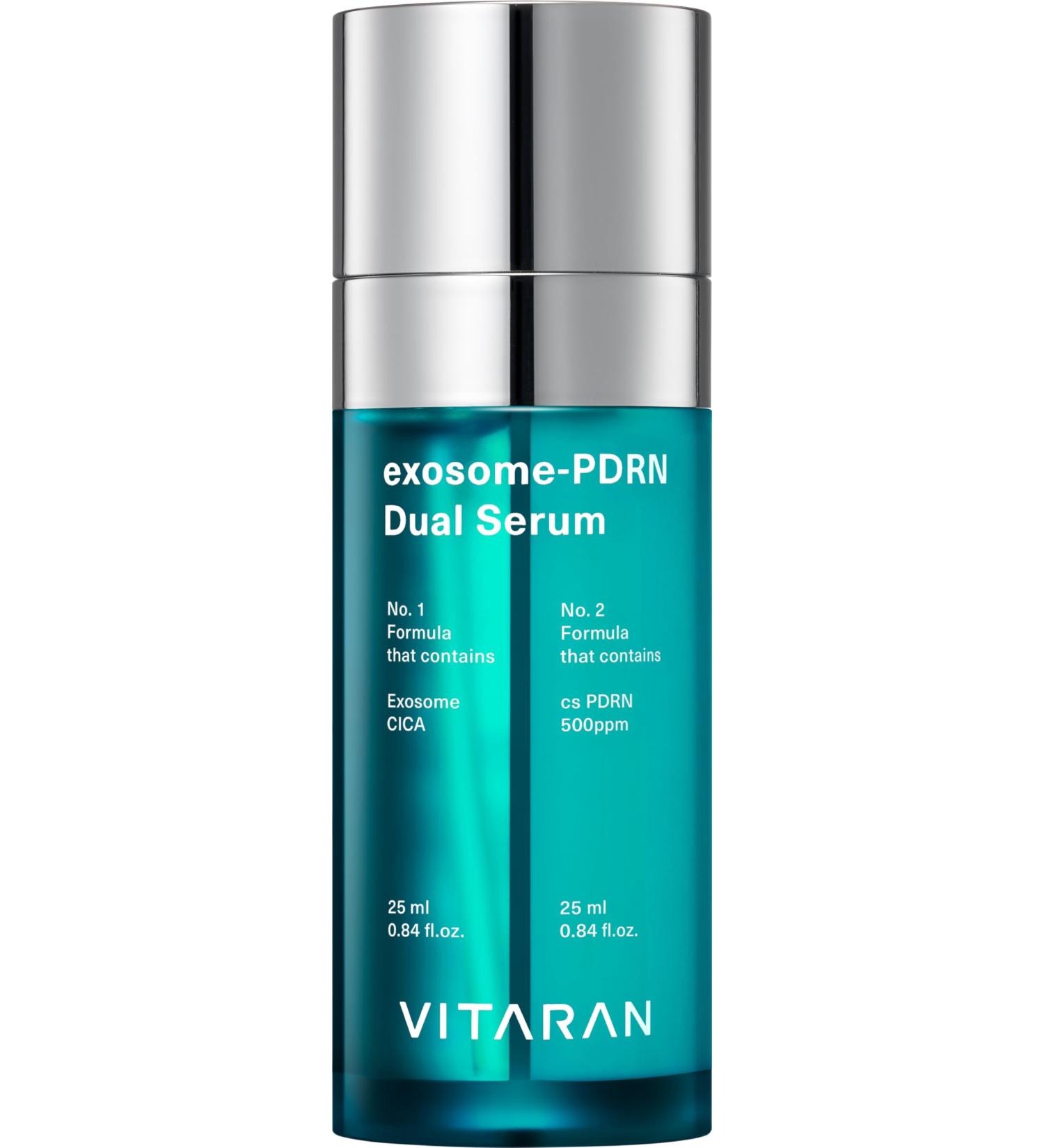 VITARAN exsome PDRN DUAL SERUM The rejuvenation energy of the original salmon PDRN Sufficient moisturization skin glow energy and improved skin texture. - Buy Online on GoSupps.com