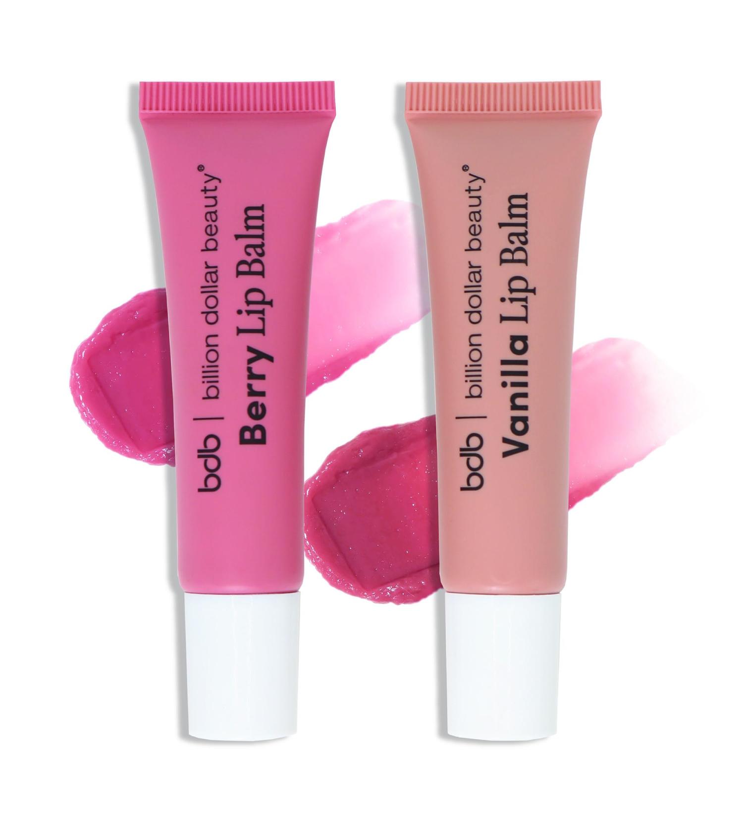 bdb Lip Balm: Berry and Vanilla - Tinted & Hydrating Sheer Color Non-Sticky 2-Pack - Buy Online on GoSupps.com