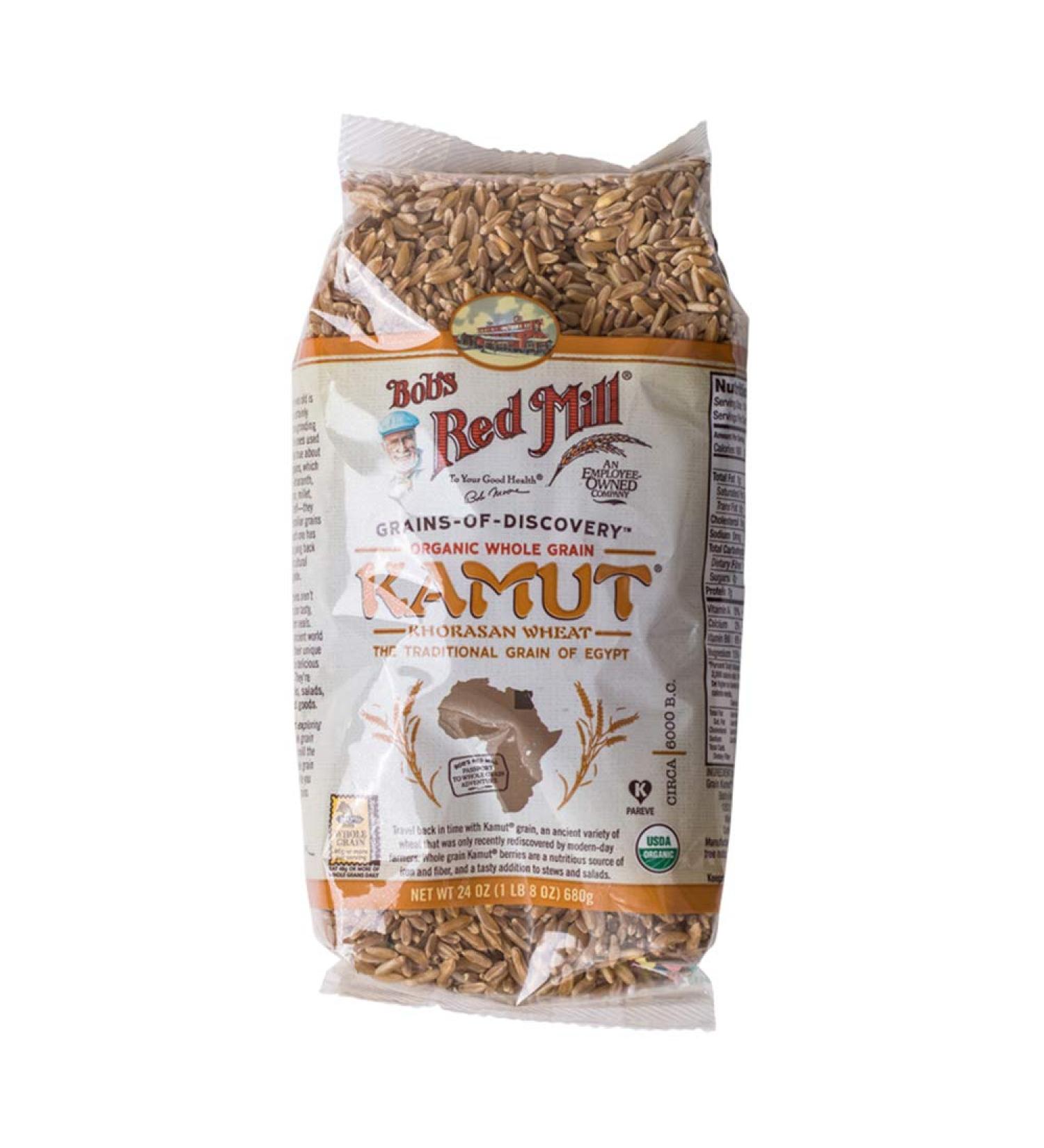 Organic Whole Grain Kamut 24 oz - Bobs Red Mill - Buy Online on GoSupps.com