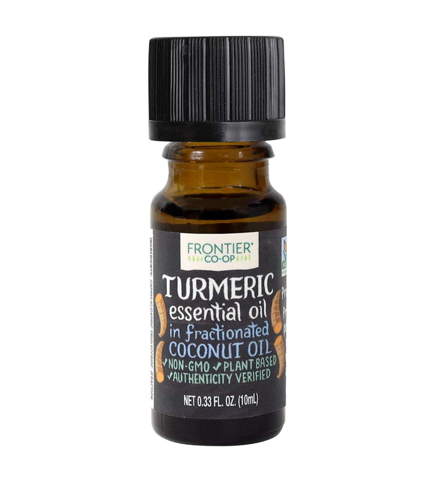 Buy Frontier Co-op Turmeric CO2 Extract in Coconut Oil - 9.75ml | GC Tested for Purity | Warming & Spicy | International Shipping - Buy Online on GoSupps.com