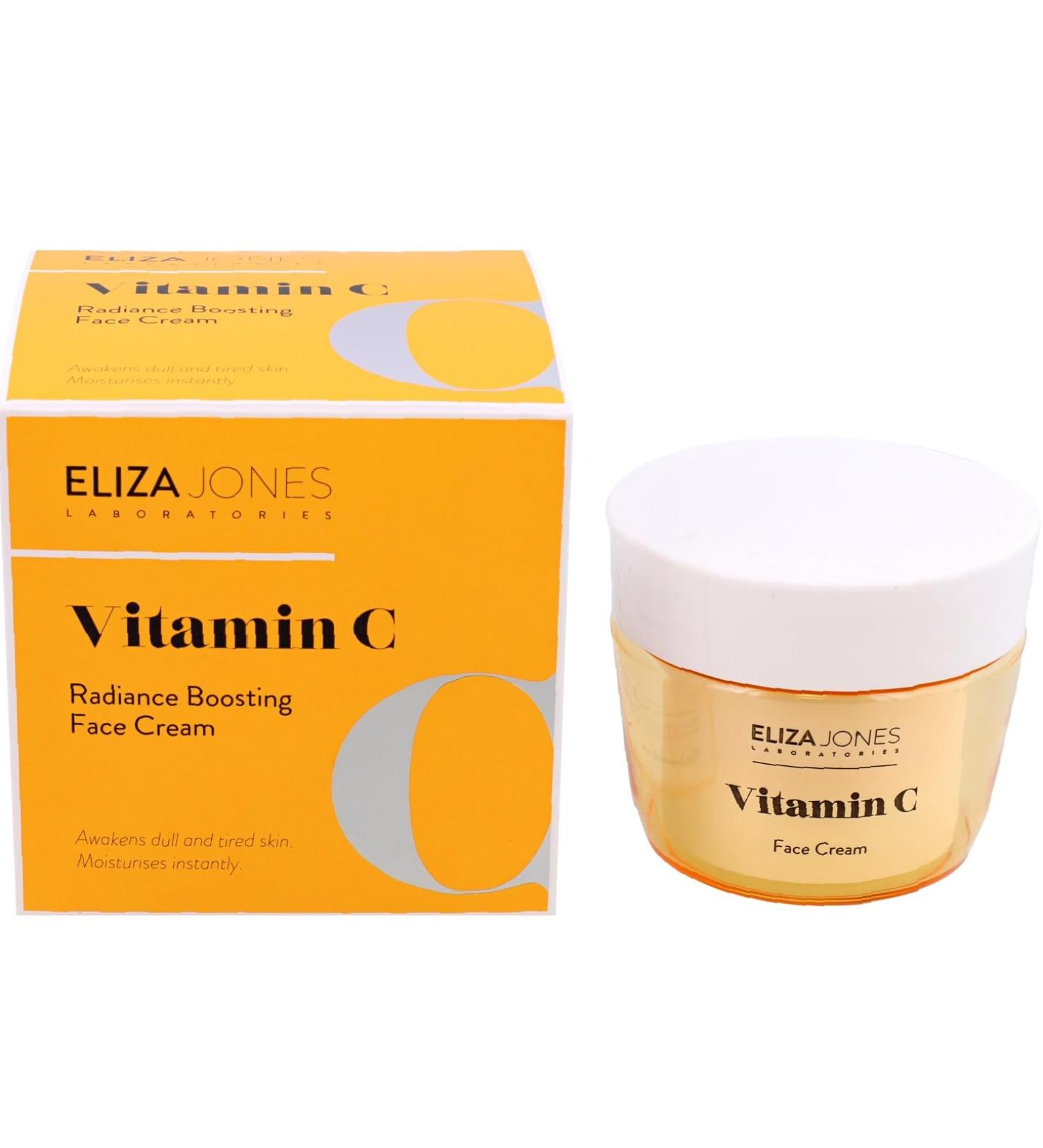 Eliza Jones Laboratories Eliza Jones Face Day Cream 50 ml Intensive Moisturising Brightening and Radiant Skin Effect (Vitamin C Radiance Boosting)