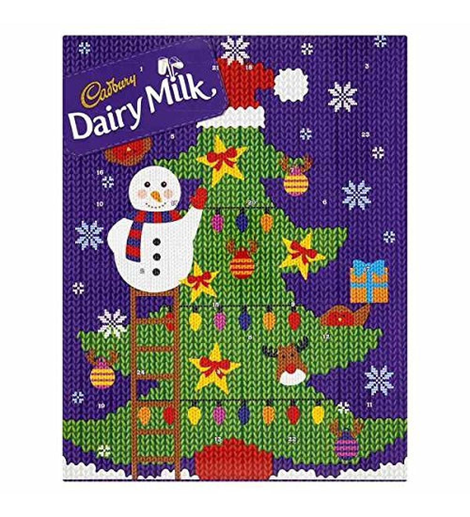 Cadbury Dairy Milk Advent Calendar 90g (Pack of 2)