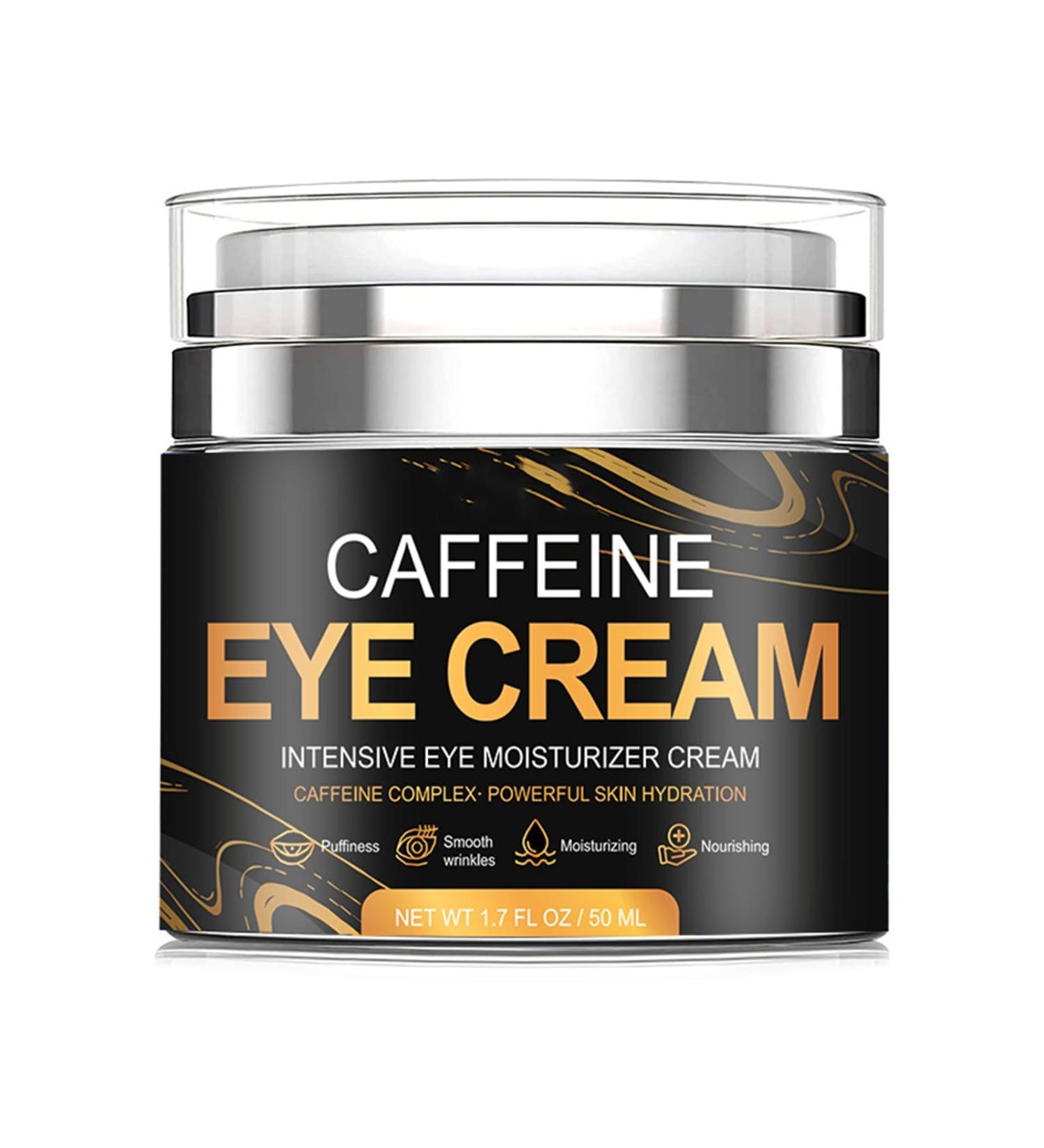 Caffeine Eye Cream for Men - Anti Aging Reduces Dark Circles & Puffiness Tightening Eye Lift (1.7oz - Buy Online on GoSupps.com