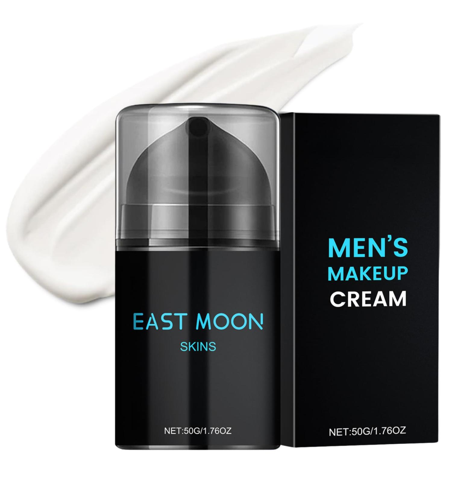 Men's Makeup Face Cream Mens Concealer Mens Face Moisturiser White Concealer Dark Circle Concealer Hydrating Face Cream Face Care for Even Skin Tone Moisturizing Spots Covering 50g - Buy Online on GoSupps.com