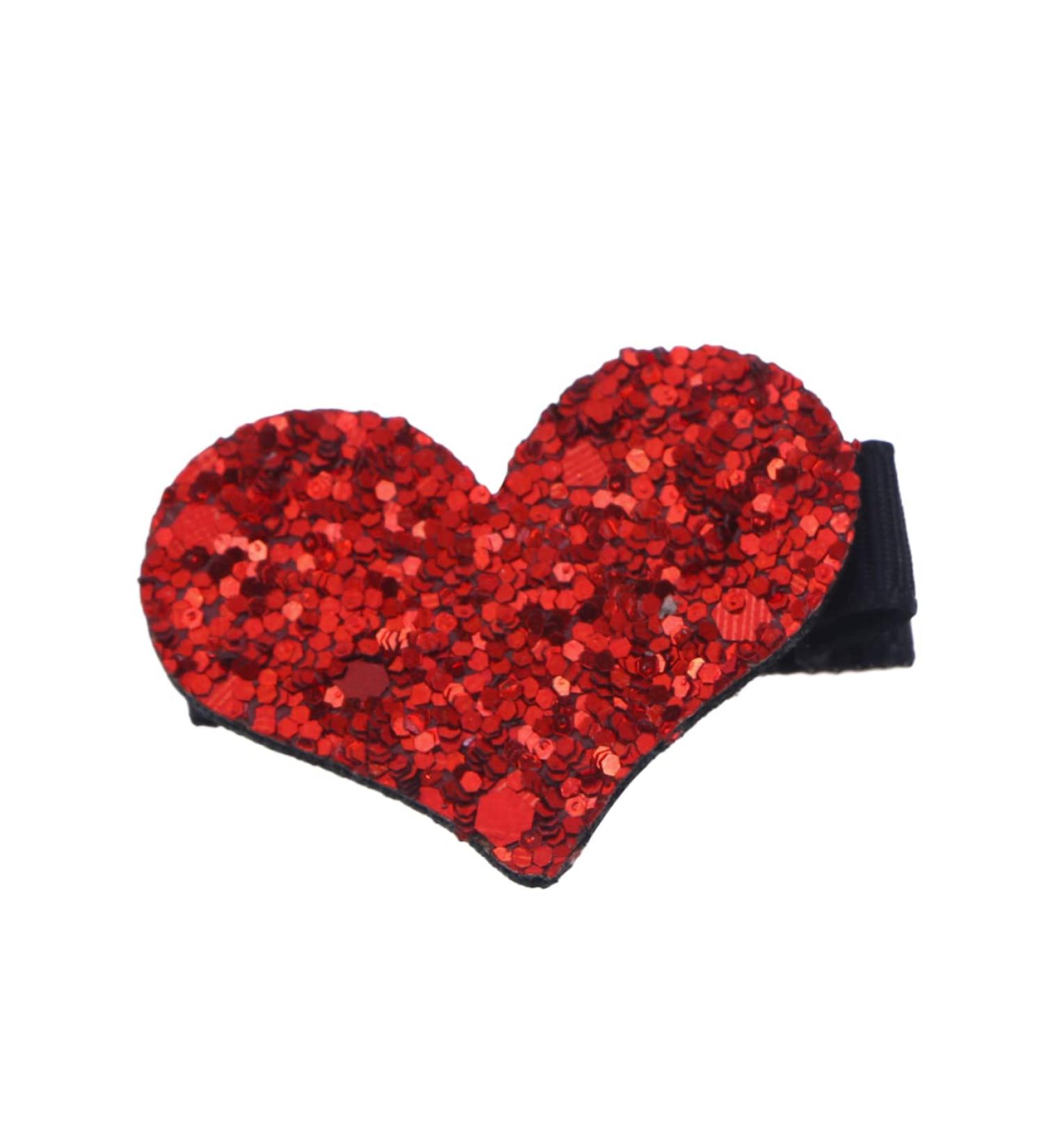 minkissy Candy Color Glitter Hair Clip Sequin Alligator Clip Girl Hair Clip Sequins Hair Clip for Daily Life Heart Hair Clips Mini Clips for Hair Girls Hair Clip Heart-shaped Baby - Buy Online on GoSupps.com
