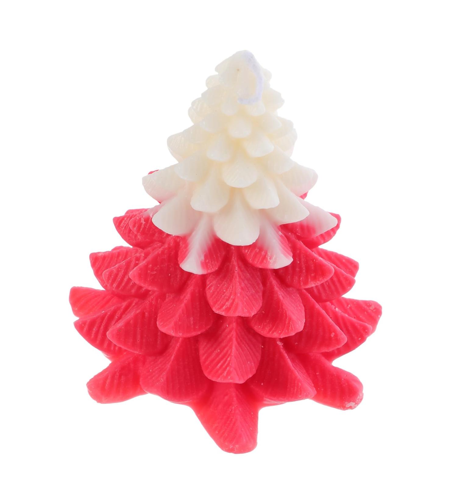 FOMIYES Christmas Tree Candles - Red Scented Tealight Decor for Holiday Tablescape | 9X8.8X8.5CM - Buy Online on GoSupps.com