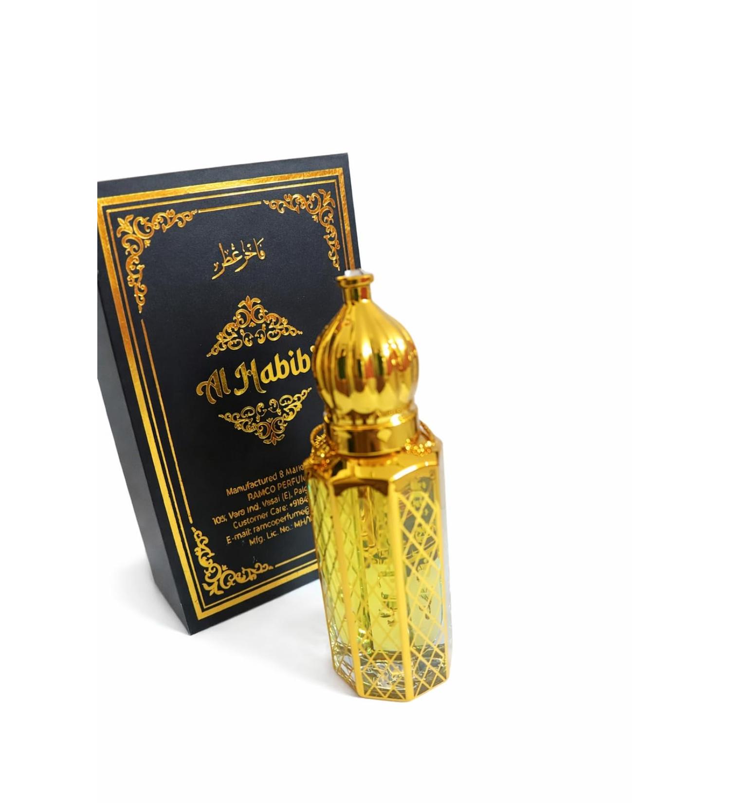 Al Habeebi Green Musk Non Premium Attar oil 12ml concentrated Perfume Oil Roll-on For Mens tender grass +White musk base combination - Buy Online on GoSupps.com