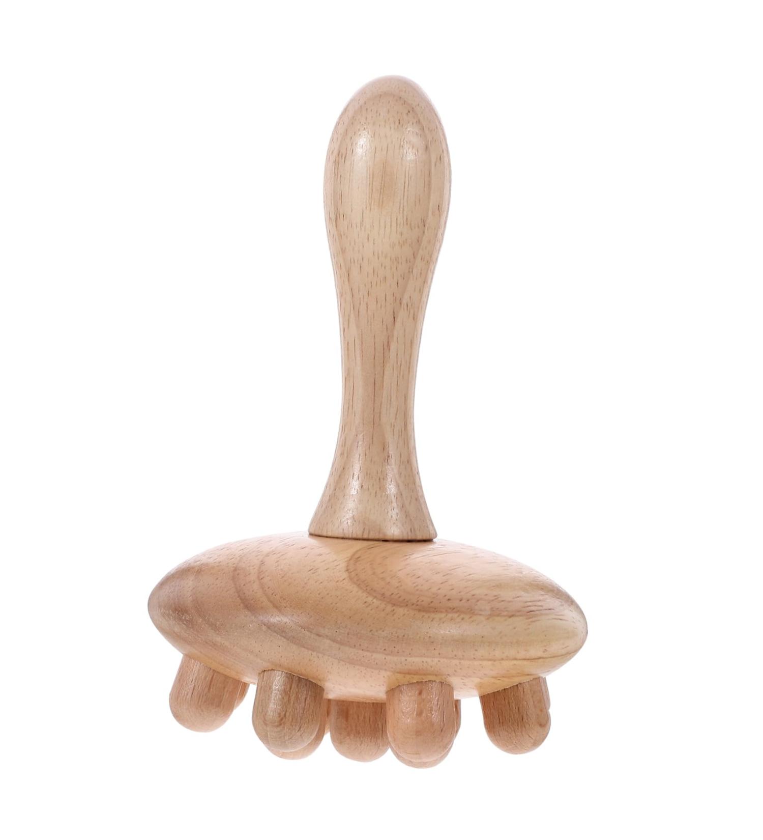 Beaupretty Wooden Massage Balls & Brushes | Professional Scalp Neck & Foot Massagers for Spa Relief - Buy Online on GoSupps.com