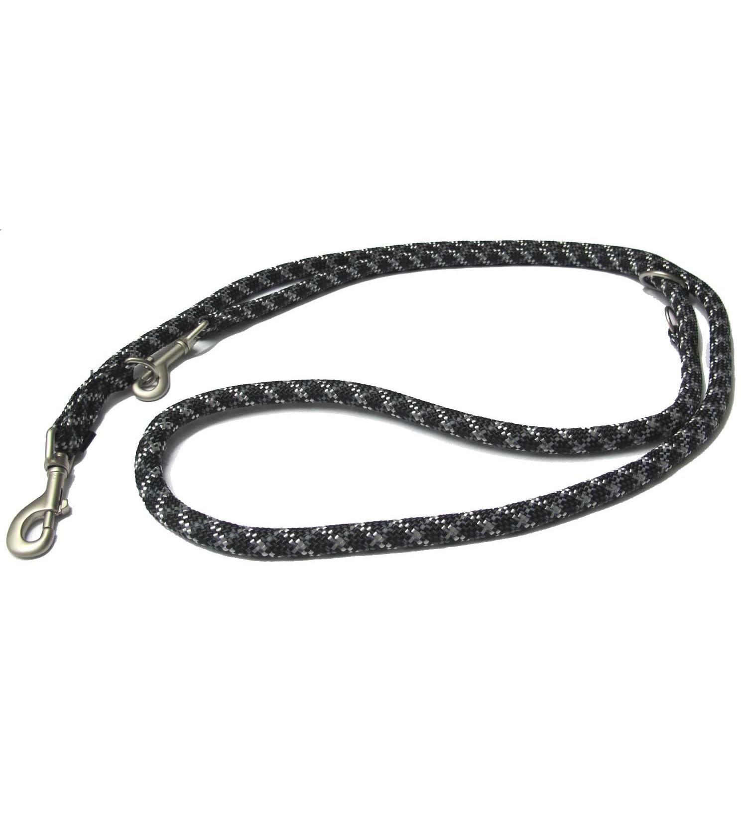 Wolters leash Everest reflective size: 300 cm x 9 mm colour: black/graphite 300 cm x 9 mm black/graphite