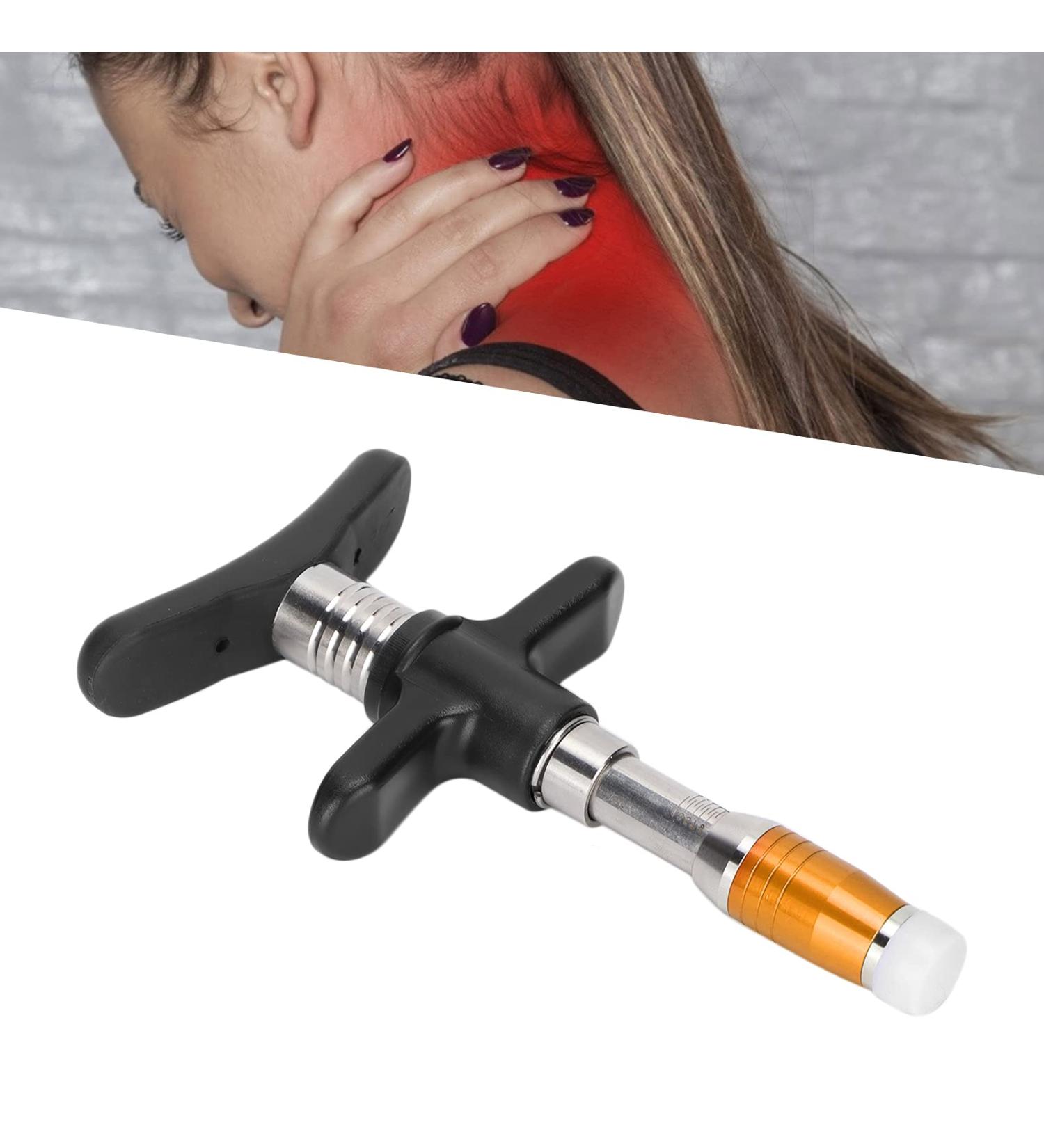Portable Chiropractic Adjustment Tool - 10-Step Scoliosis Adjuster & Spine Massage Device for Muscle Relaxation (Gold) | International Shipping Available - Buy Online on GoSupps.com