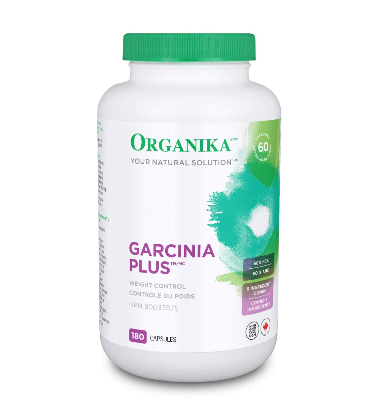 Organika Garcinia Plus 180 Caps - Buy Online on GoSupps.com