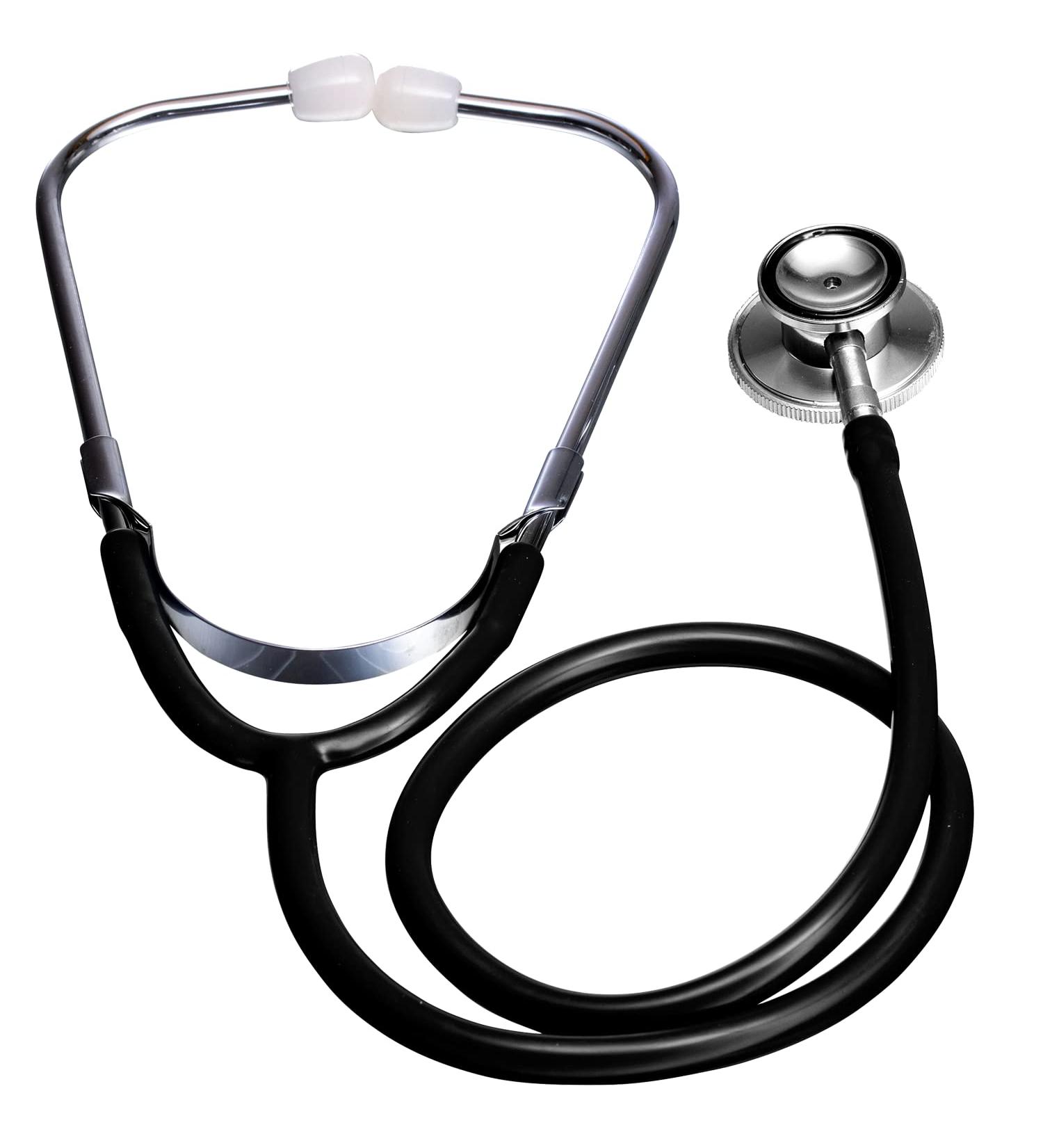 Buy Novamedic Classic Black Dual Head Stethoscope - 22-inch Adult Size for Nurses Doctors & Cardiac Care | International Shipping Available - Buy Online on GoSupps.com