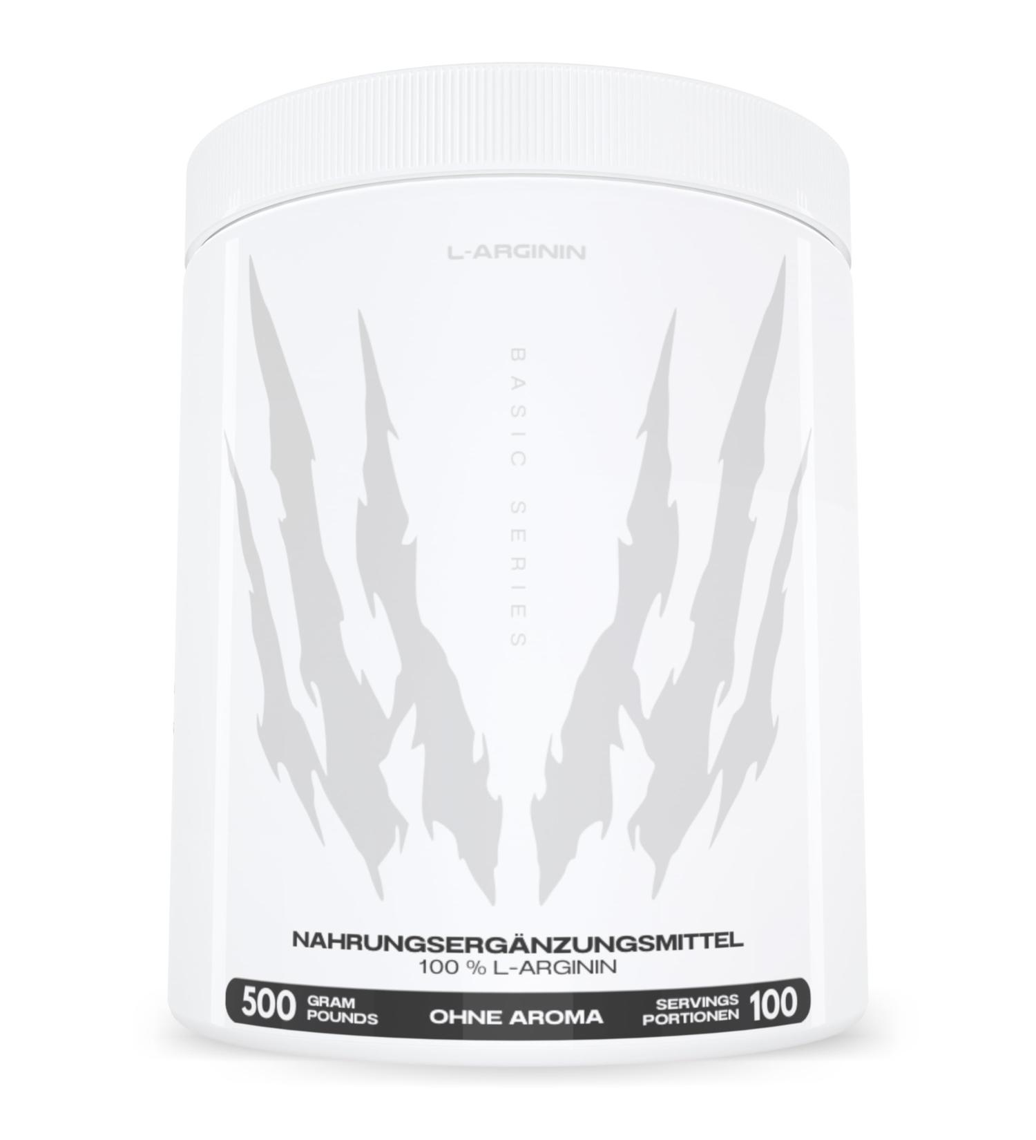 L-Arginine 500g | High Dose for Nitric Oxide & Endurance | Aceus Nutrition - Made in Germany - Buy Online on GoSupps.com