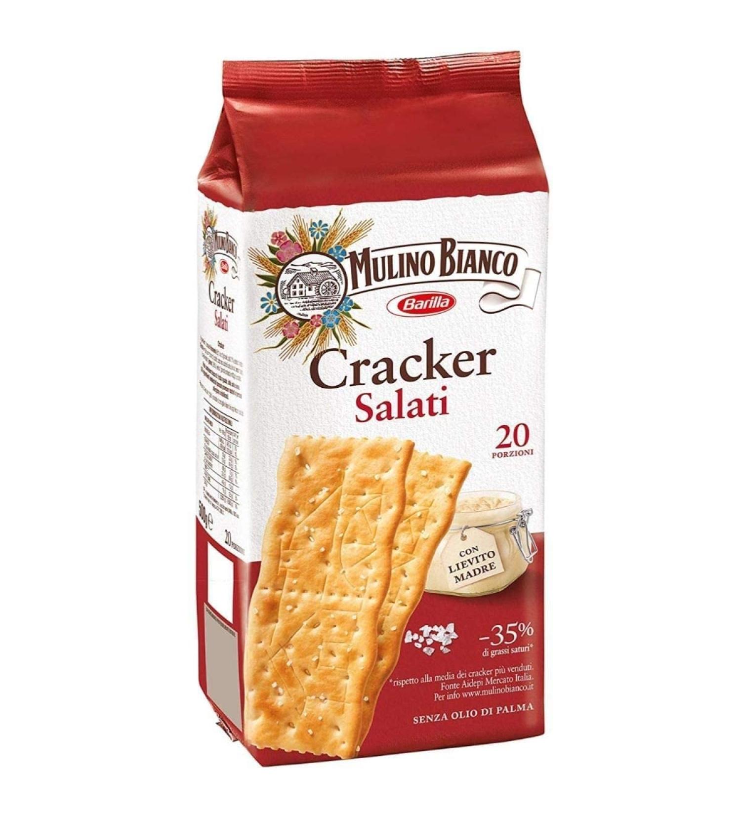 Cracker Salati Senza Granelli di Sale *20 Porzioni* - MULINO Bianco - 500gr (3) - Buy Online on GoSupps.com