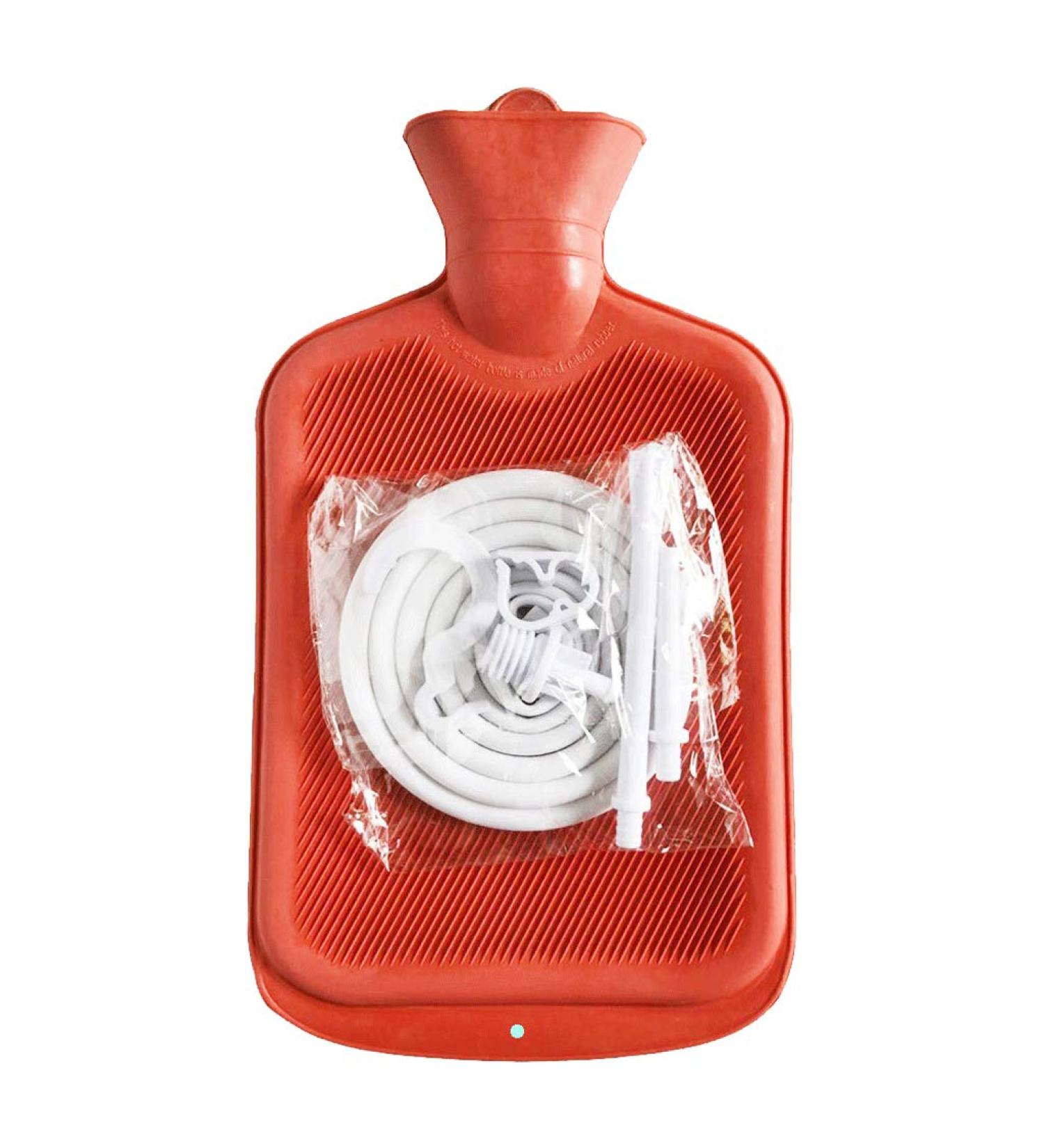 Premium Enema Bag Set - Silicone Shower & Cleaner for Men & Women | Intestinal Health Weight Loss & Detox - Buy Online on GoSupps.com