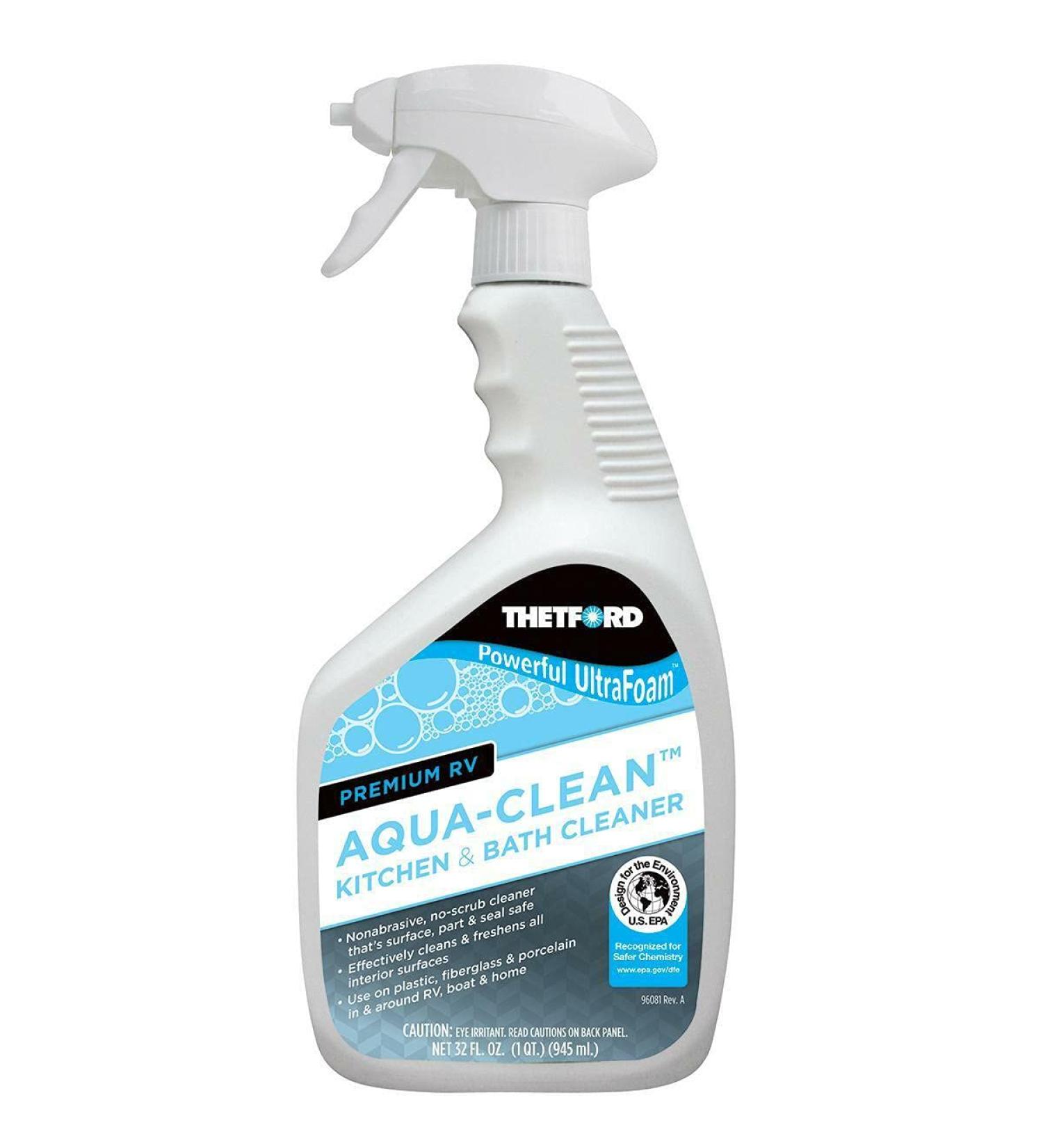 Thetford Premium RV Aqua-Clean Kitchen and Bath Cleaner - UltraFoam - 32 oz 36971