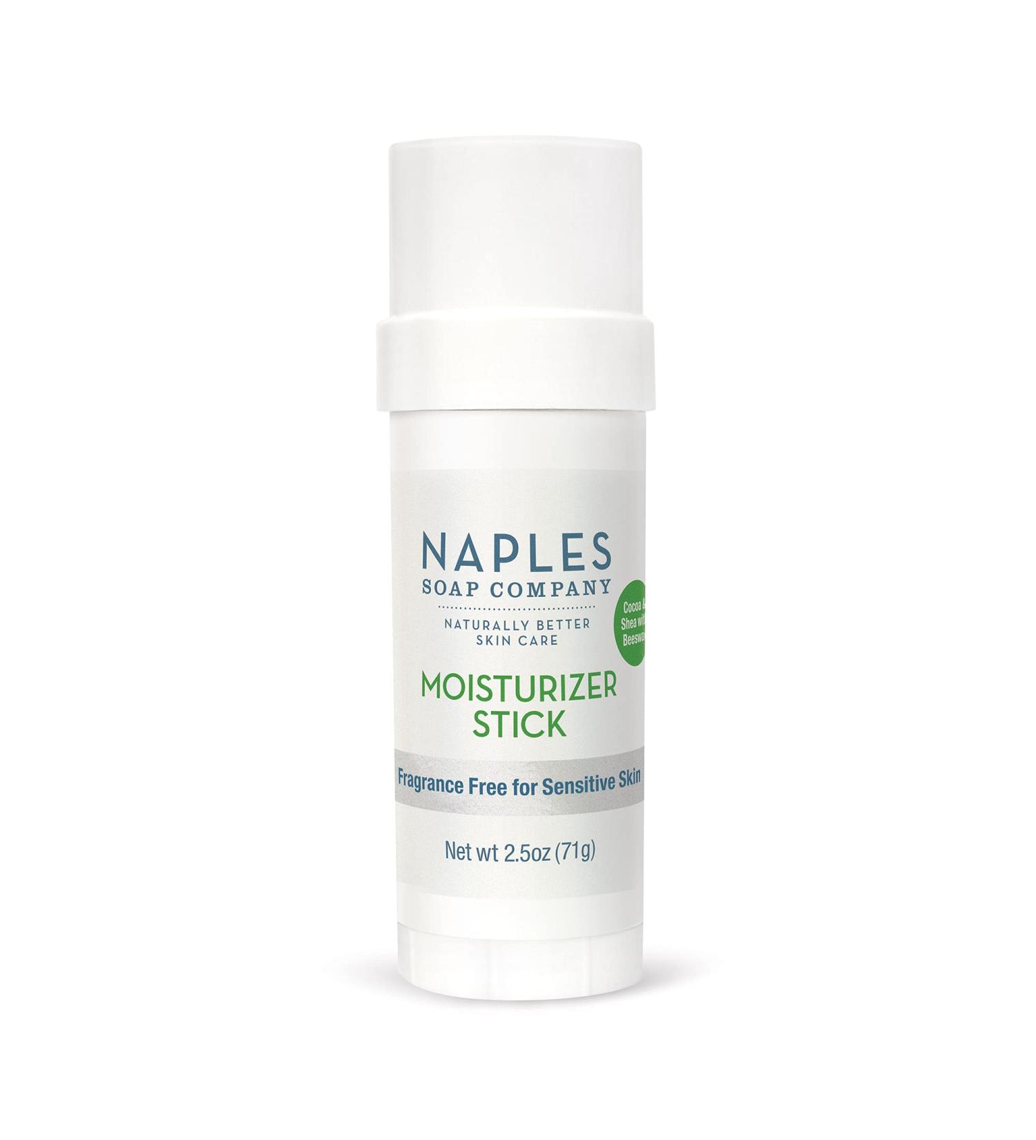 Naples Soap Company Fragrance-Free Hydrating Body Moisturizer Stick | Safe for Eczema & Psoriasis | Noncomedogenic | 2.5oz | All Skin Types - Buy Online on GoSupps.com