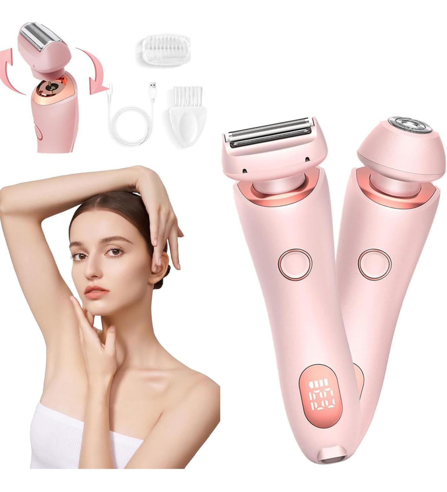 Duskofficial Razor The Glide Pro Razor Duskofficial Electric Razor Duskofficial The Glide Pro 3.0 2 In 1 Electric Shaver Razors for Women Electric Waterproof Shaver for Women (B) - Buy Online on GoSupps.com