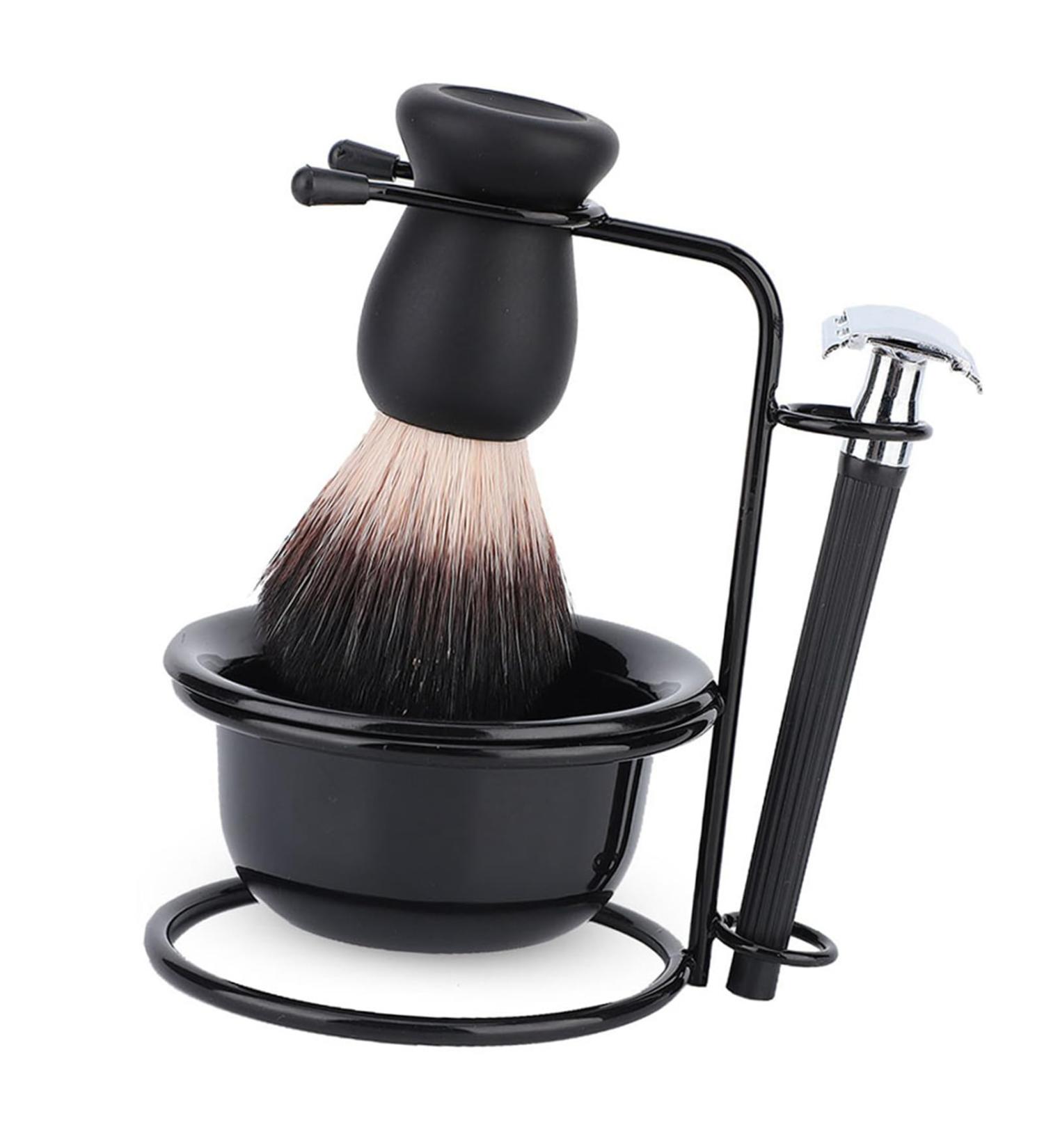 Men's Beard Trimmer Kit & Shaving Brush Set - Complete Grooming Essentials for Daily Care - Buy Online on GoSupps.com