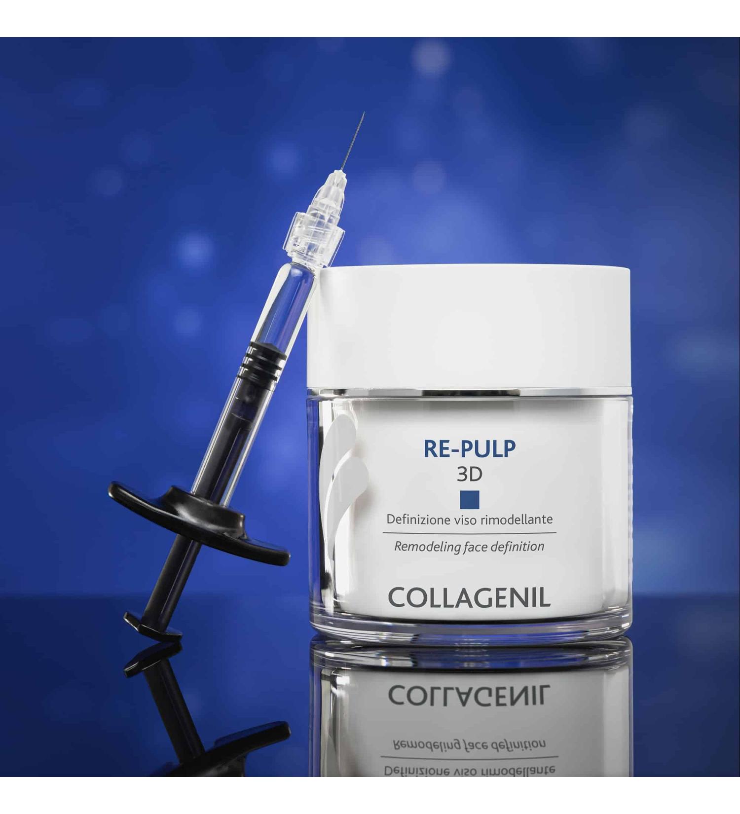 COLLAGENIL Re-Pulp 3D Multi-Corrective Face cream 1.69 fl oz with Ultra Filling Spheres Hyaluronic Acid Anti-Aging Plumping Filler - Buy Online on GoSupps.com