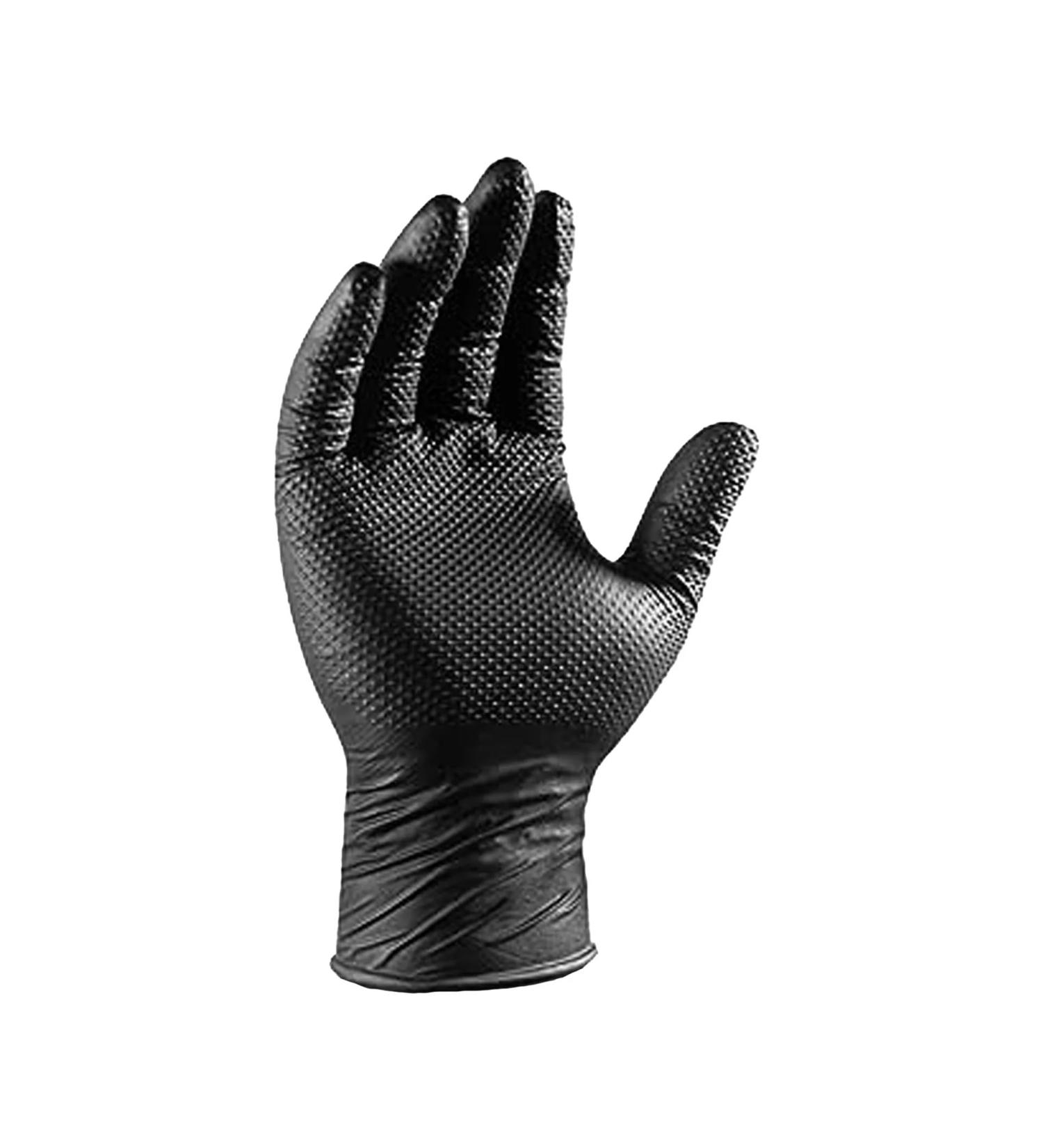 Precision Grip 8mil Nitrile Powder Free Gloves - Medium/Black (Box of 100) - Buy Online on GoSupps.com