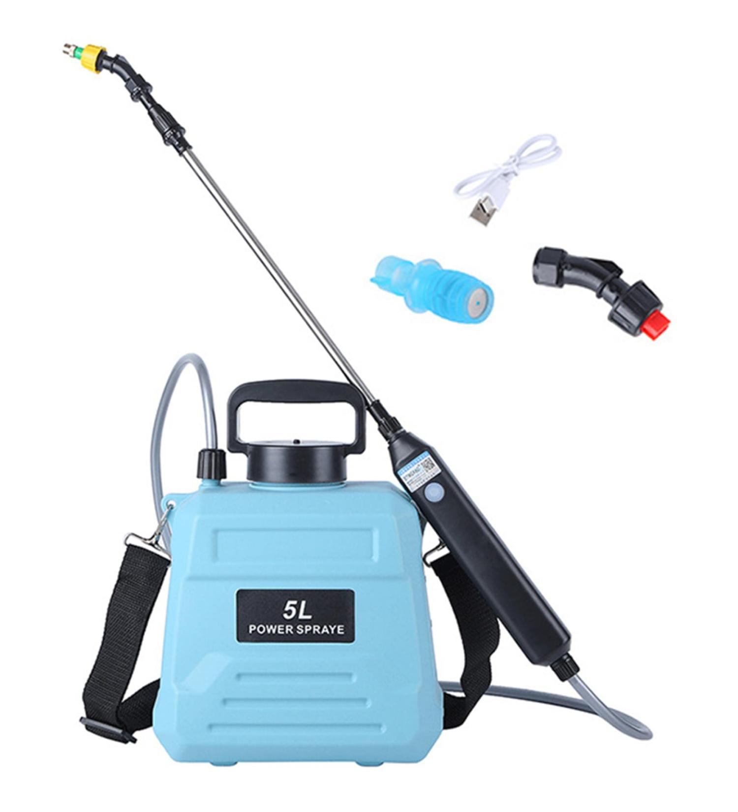 Electric Sprayer 26-36'' Extendable Garden Sprayer Plant Sprayer with 2 nozzles & 5L Water Tank Battery Powered Sparayer Watering Wand for Yard Lawn Weeds Plants Garden Sprayer With 5l Barrel - Buy Online on GoSupps.com