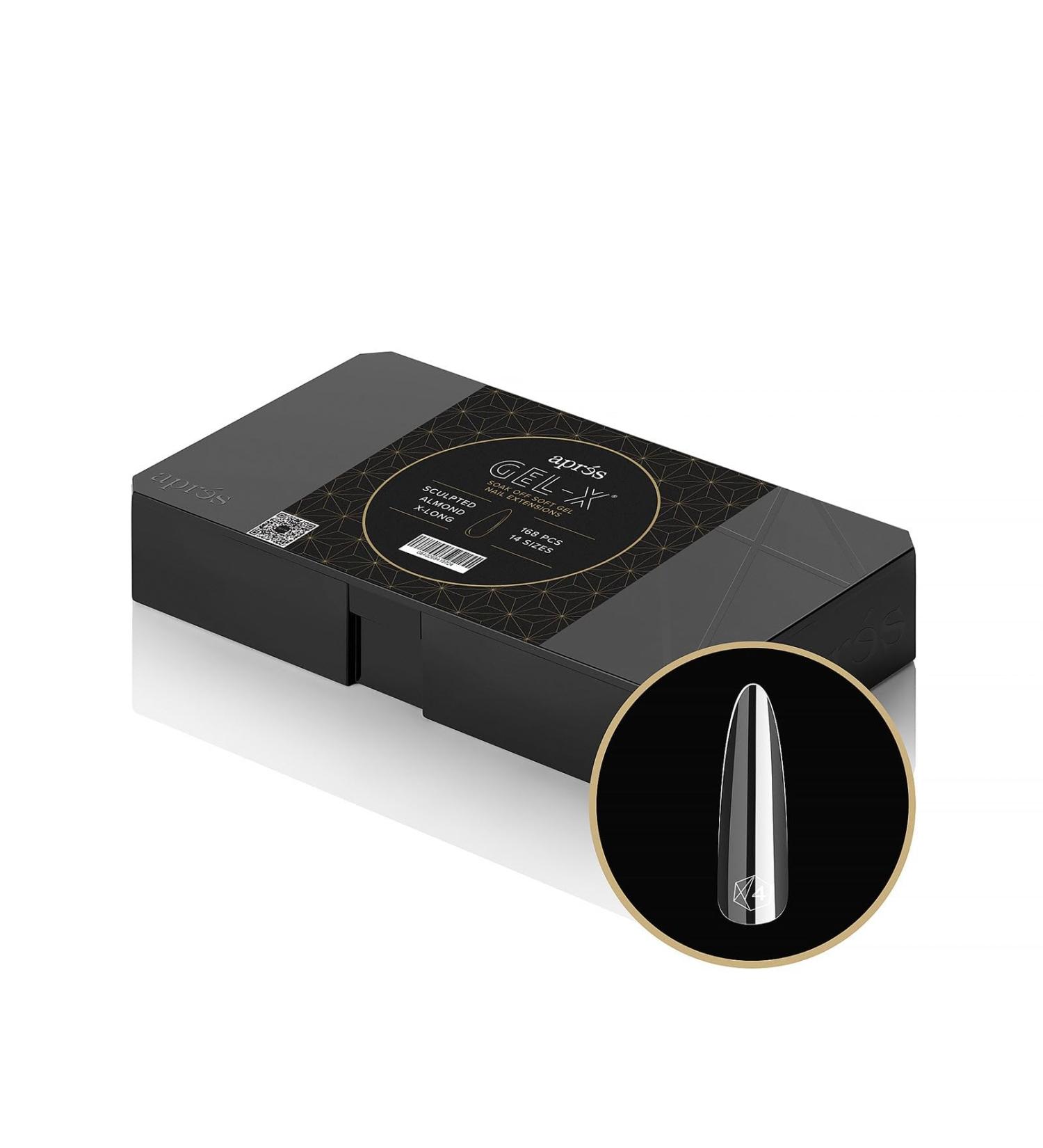 Buy Gel-X Sculpted Almond Extra Long Tips - 168 Premium Quality Gel-X Tips in 14 Sizes (00-9) | International Shipping Available - Buy Online on GoSupps.com