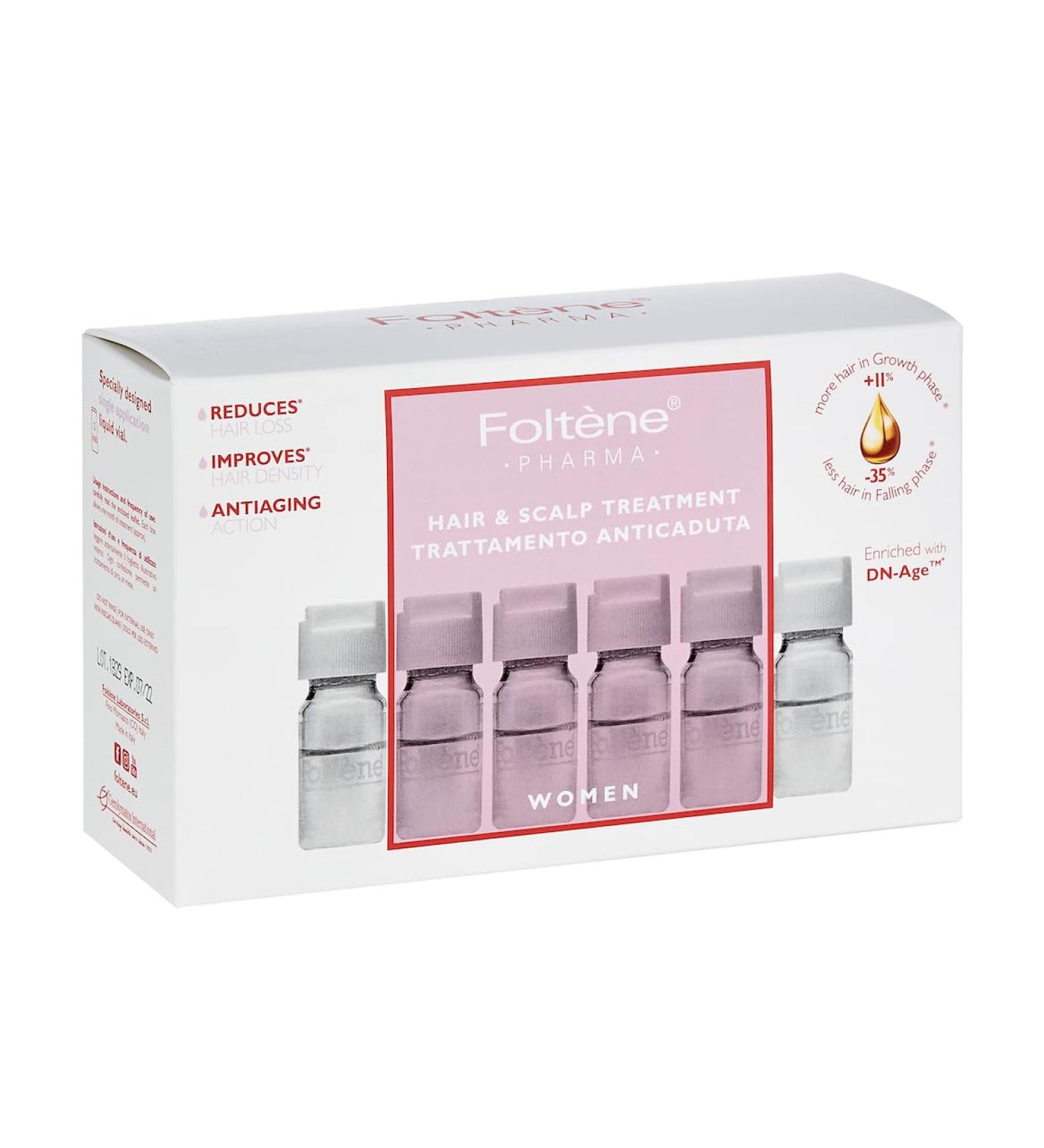 Foltene Pharma Hair & Scalp Treatment for Women - Promotes Hair Growth & Strengthens Scalp - Buy Online on GoSupps.com